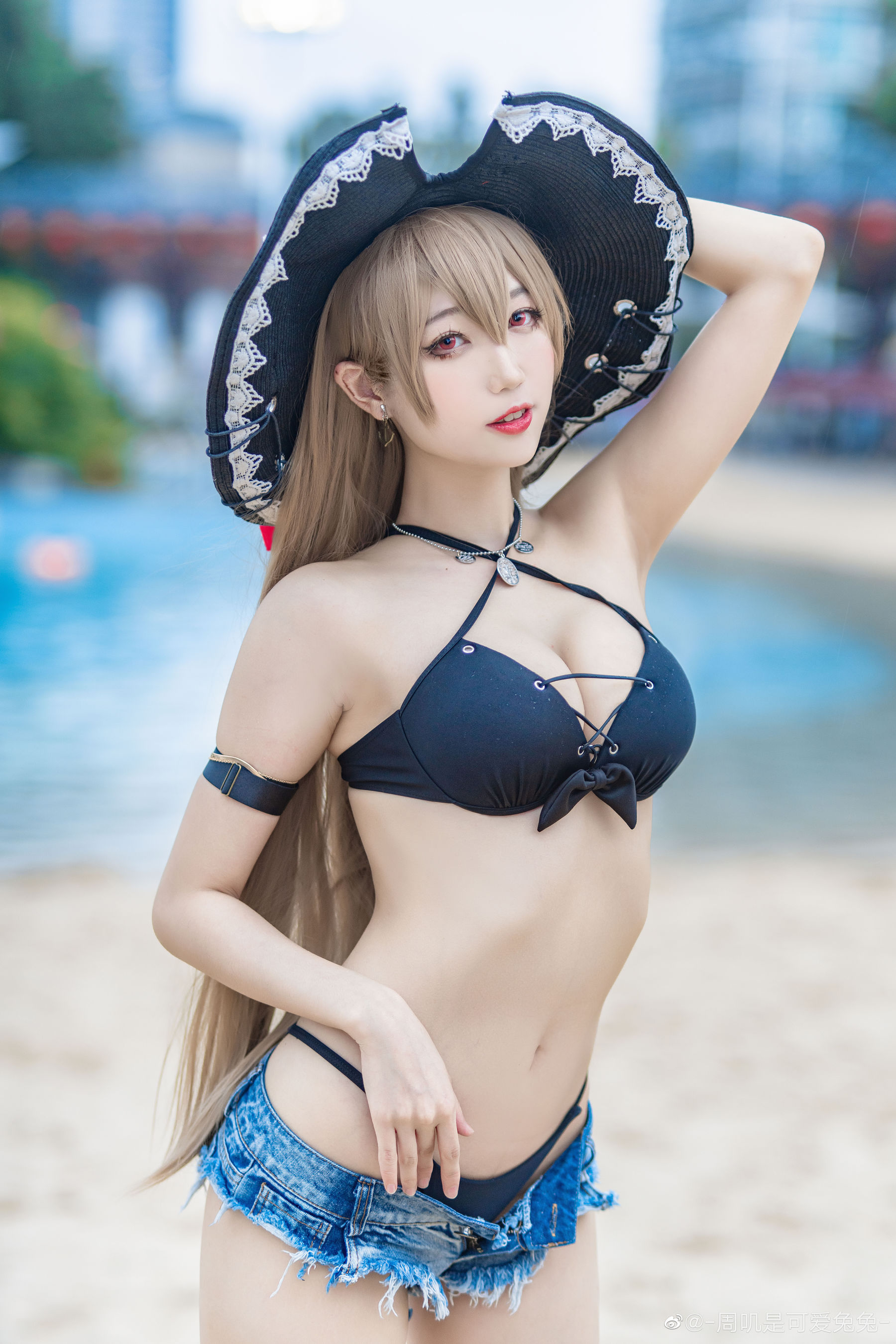 图片[2] - 周叽是可爱兔兔 - 泳装 [24P] - 机器猫次元 - 机器猫次元