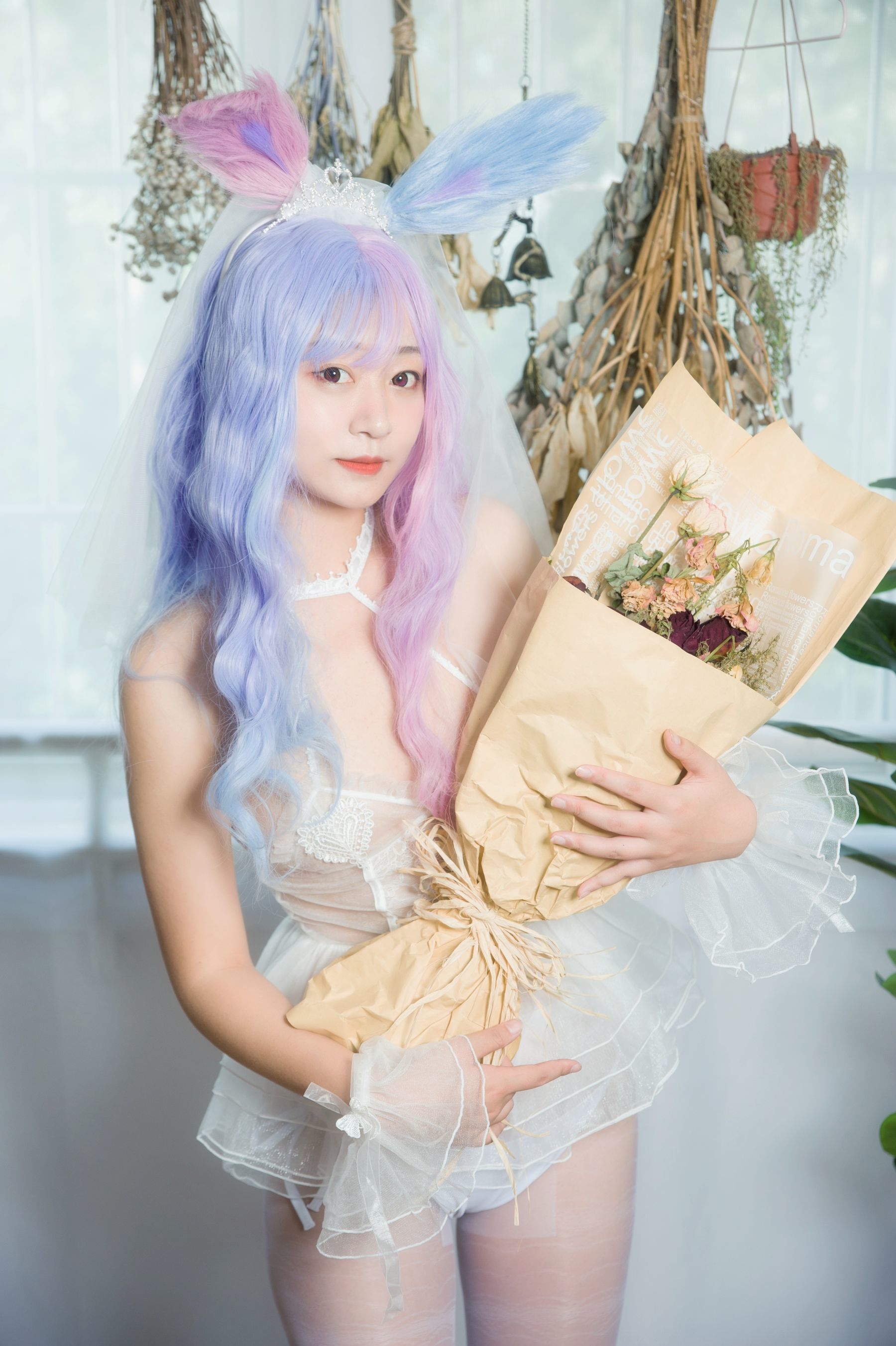 图片[6] - 大碗排面 婚纱兔白丝婚纱 [23P] - 机器猫次元 - 机器猫次元