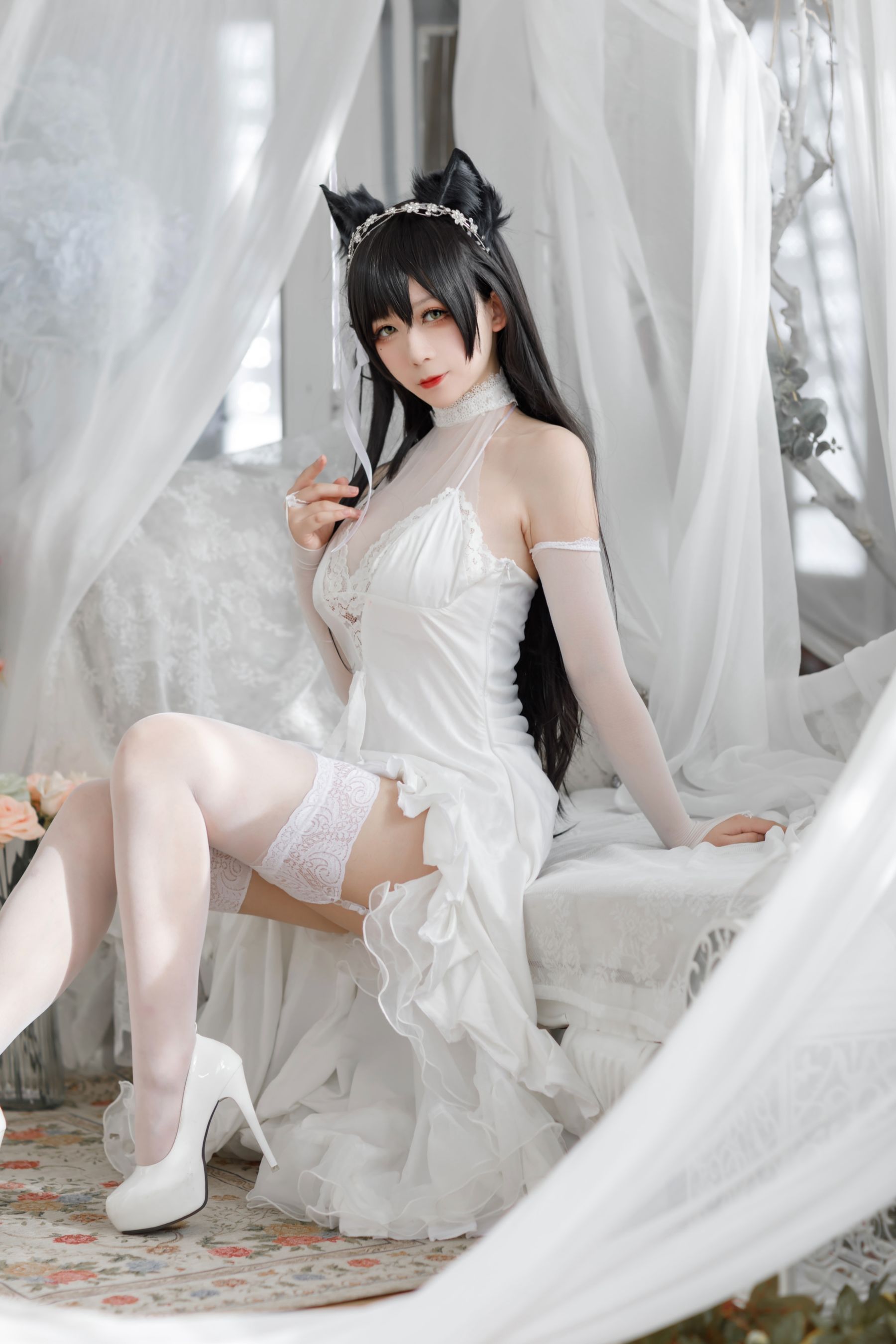 图片[1] - 樱落酱w - 爱宕花嫁 [19P] - 机器猫次元 - 机器猫次元