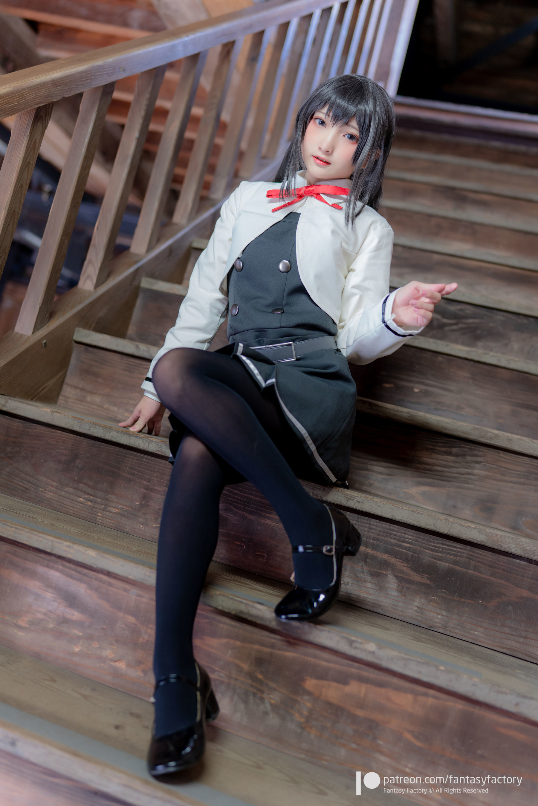 图片[4] - 小丁Cosplay 2020.01 [Fantasy Factory] 黑丝 和服 JK [89P] - 机器猫次元 - 机器猫次元
