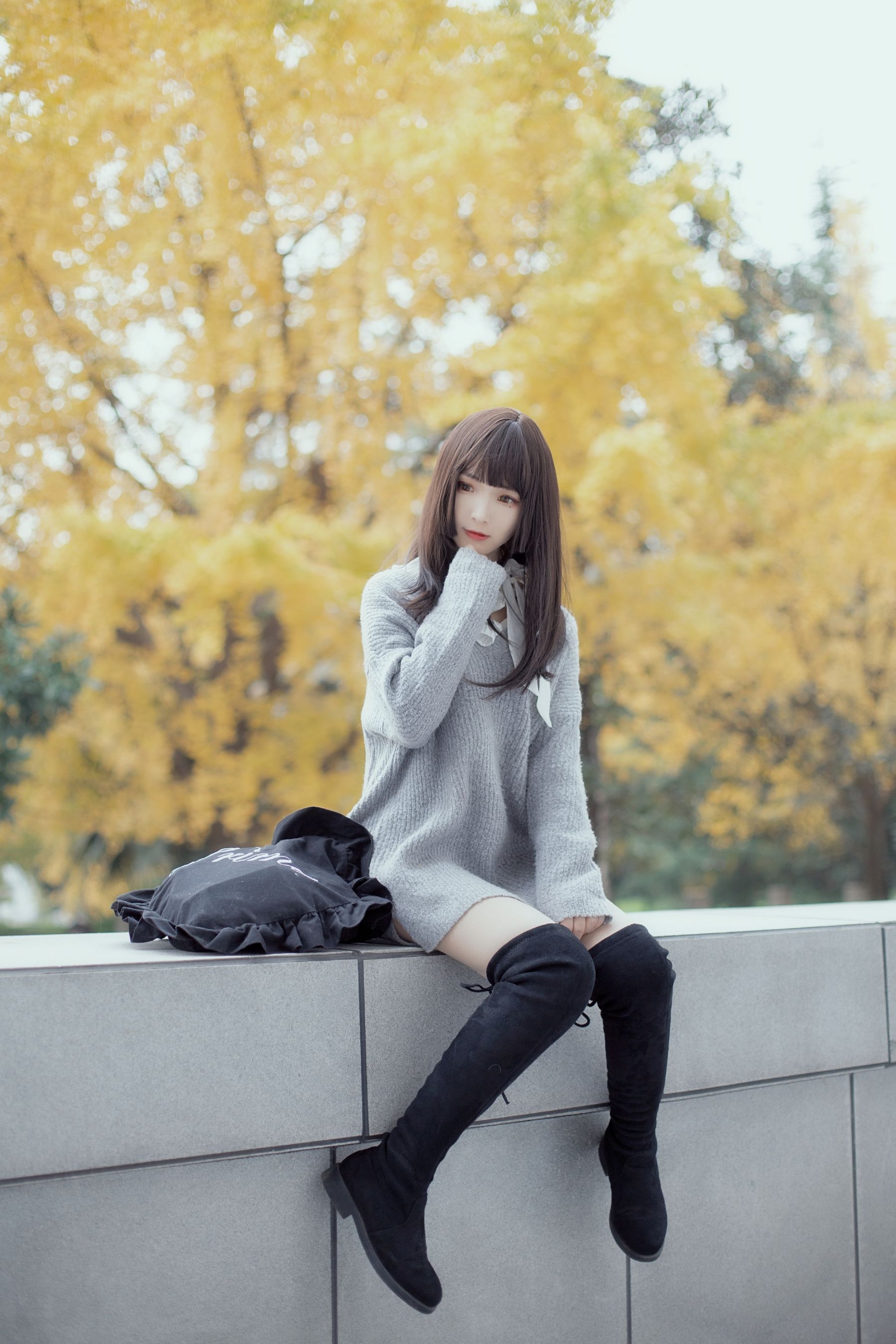 图片[7] - 古川kagura - 银杏树下 [21P] - 机器猫次元 - 机器猫次元