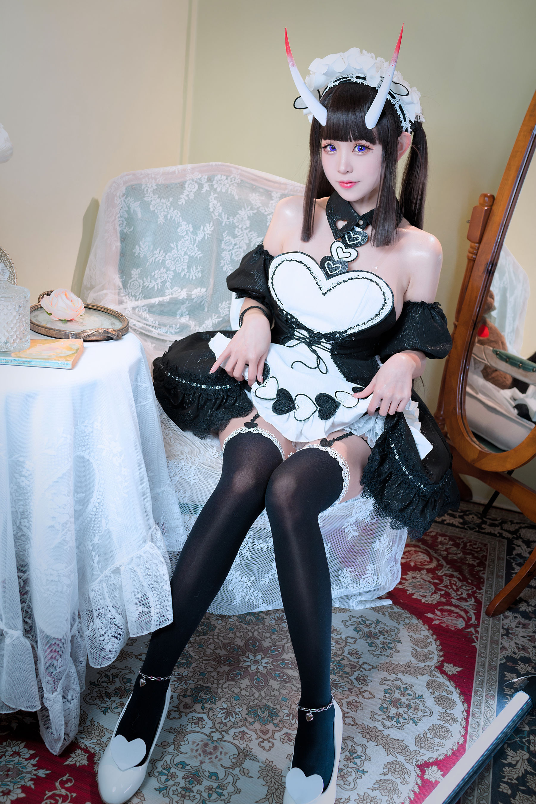图片[1] - miko酱ww - 碧蓝航线 能代女仆 [36P] - 机器猫次元 - 机器猫次元