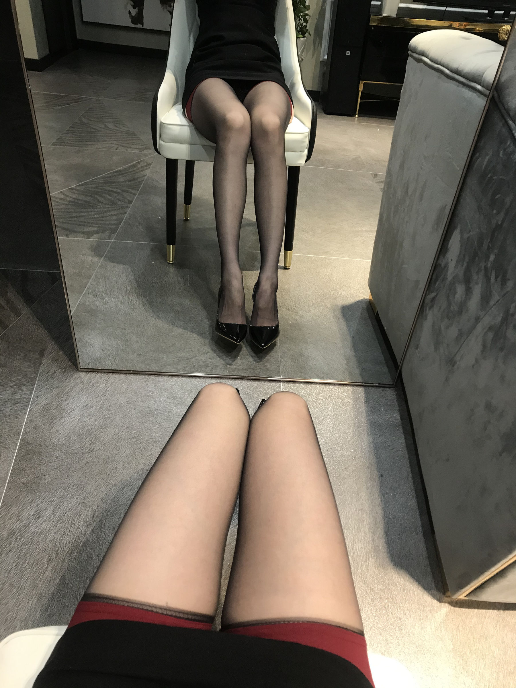 图片[6] - 麋鹿_Monroe 2020.04.02 黑色丝情 [50P] - 机器猫次元 - 机器猫次元