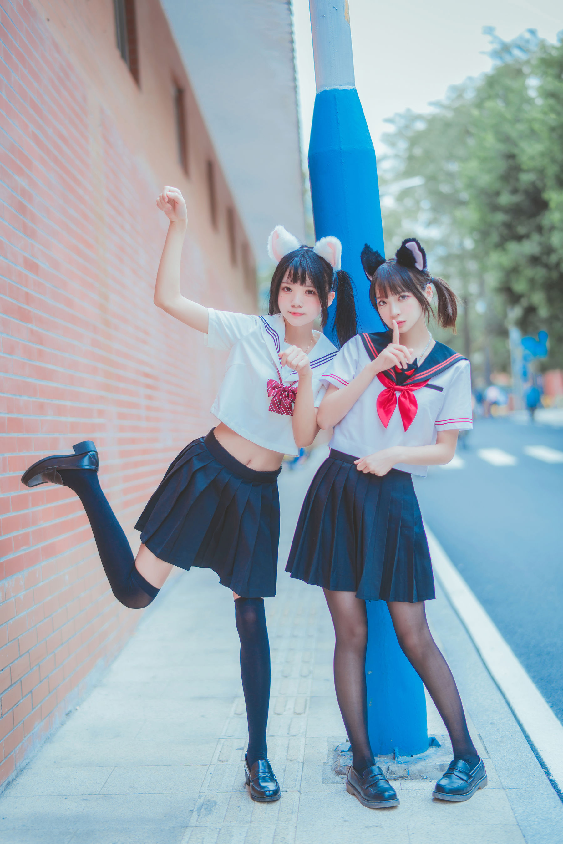 图片[1] - 桜桃喵&疯猫ss 《JK百合2》 [33P] - 机器猫次元 - 机器猫次元