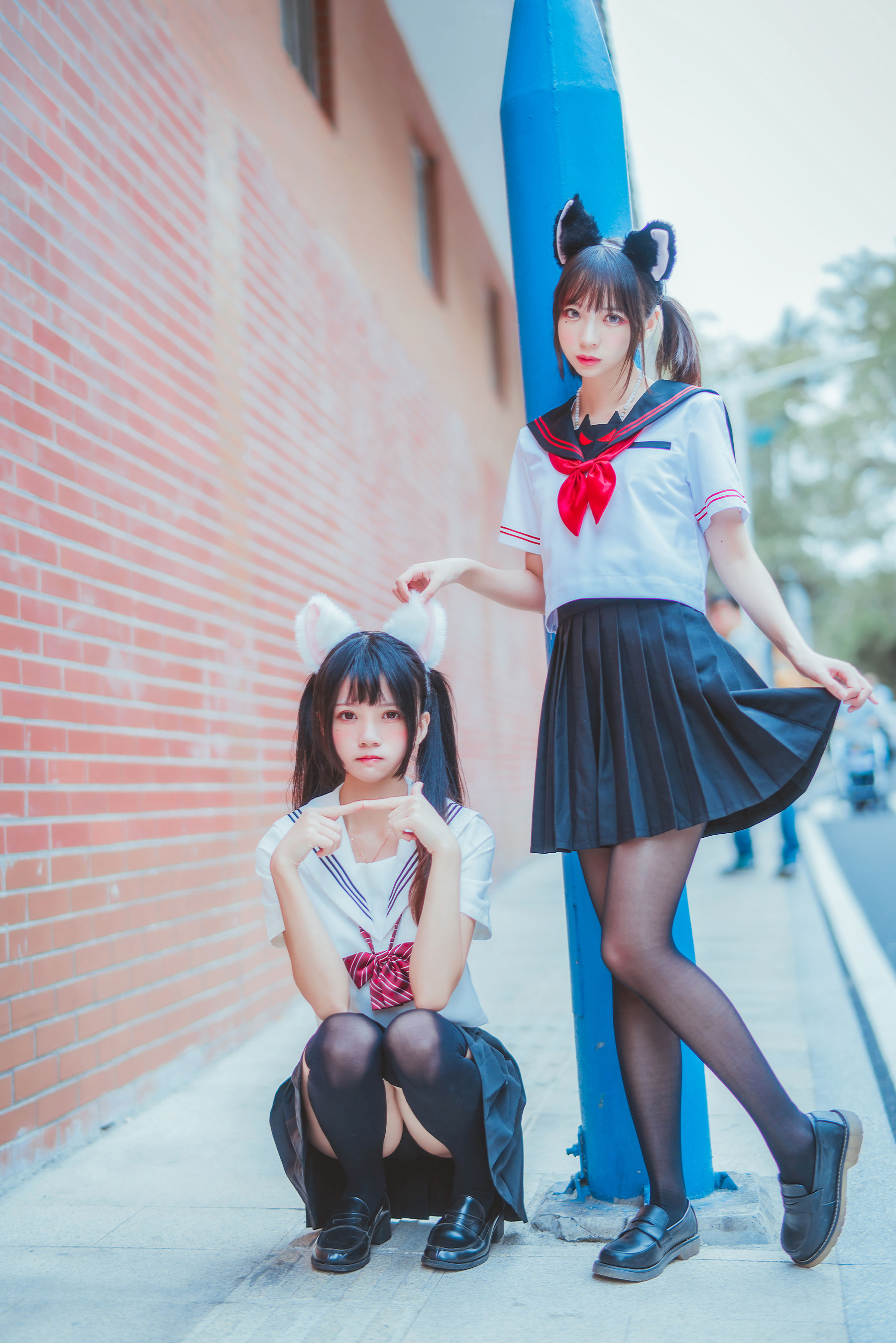 图片[7] - 桜桃喵&疯猫ss 《JK百合2》 [33P] - 机器猫次元 - 机器猫次元
