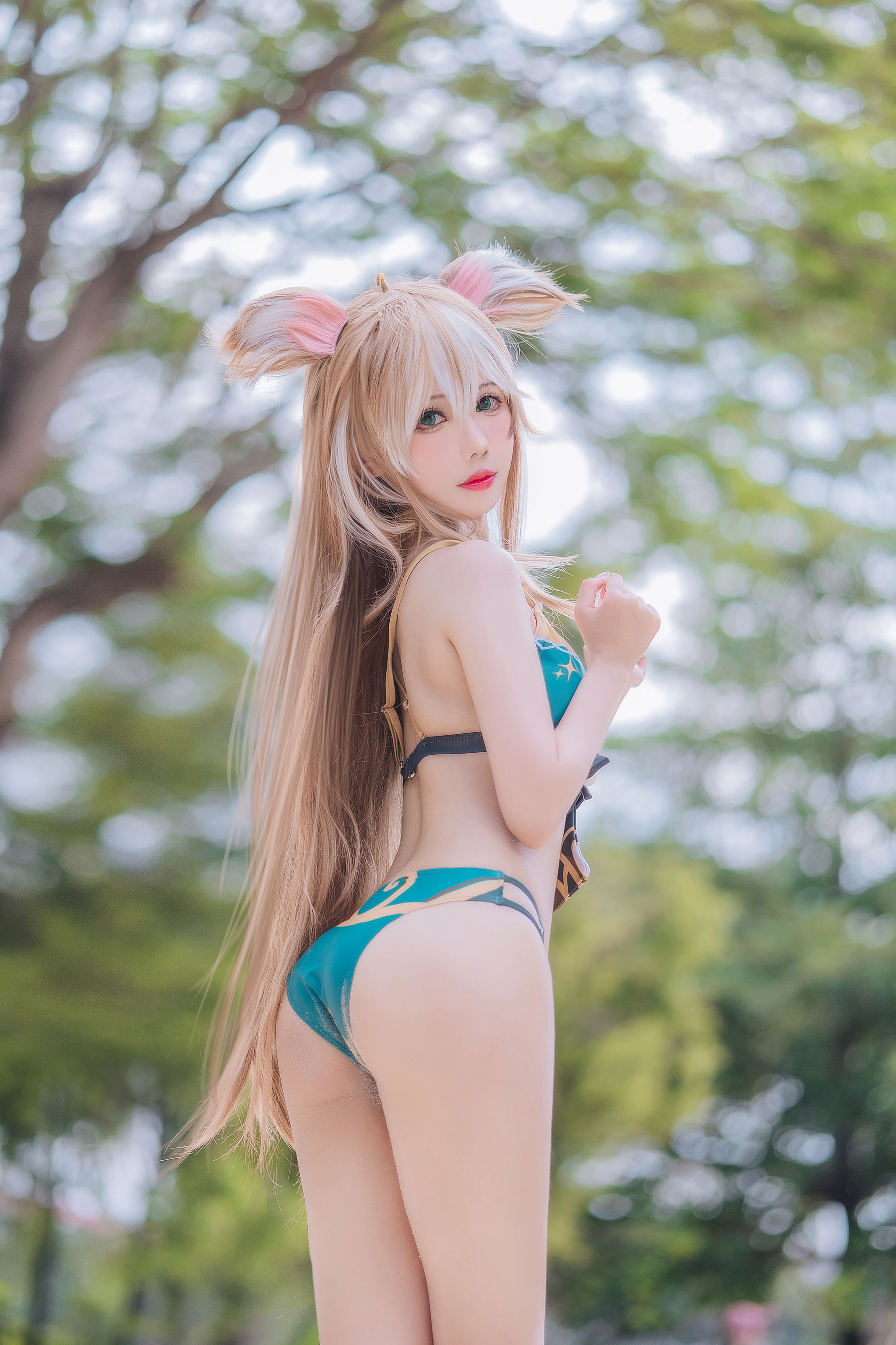 图片[1] - 仙女月 - 泽月希娜小姐泳装 [15P] - 机器猫次元 - 机器猫次元