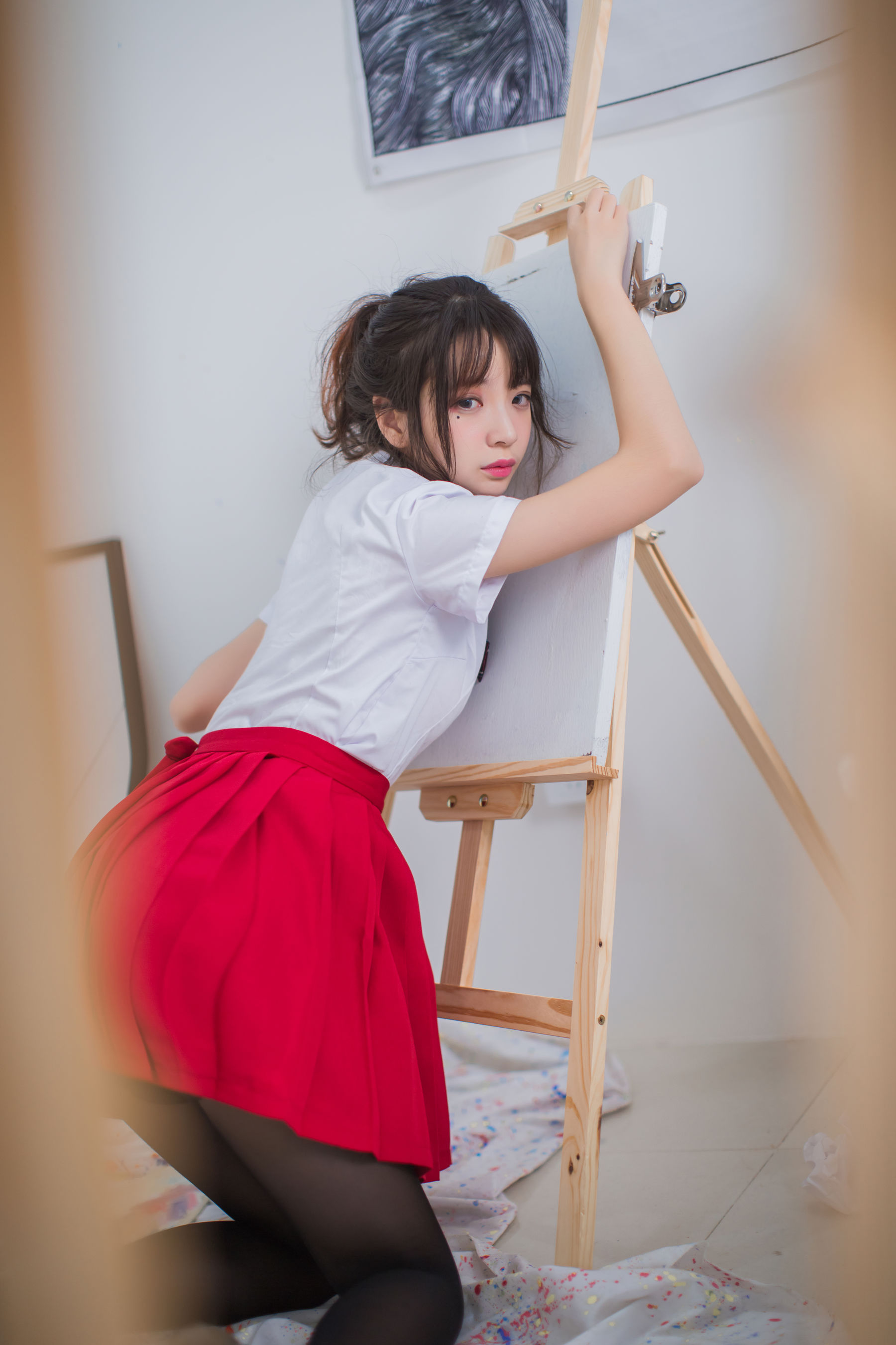 图片[6] - 疯猫ss 画室JK少女 [23P] - 机器猫次元 - 机器猫次元