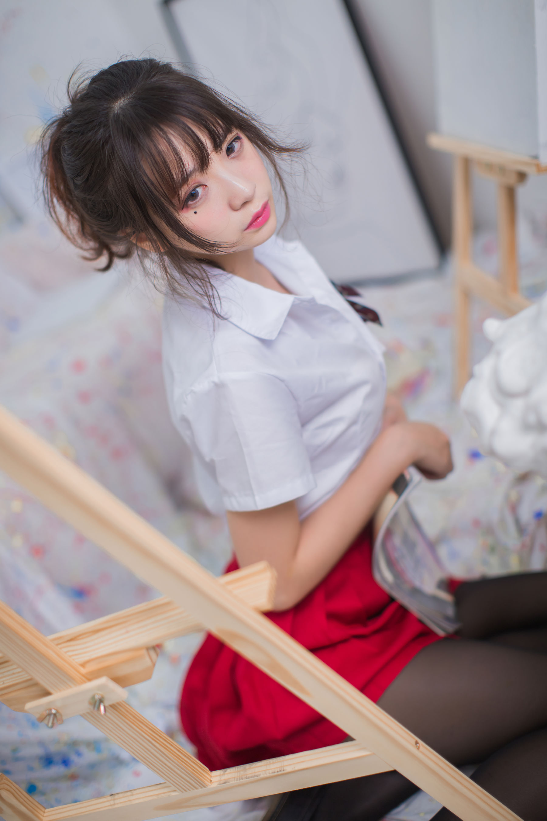 图片[8] - 疯猫ss 画室JK少女 [23P] - 机器猫次元 - 机器猫次元