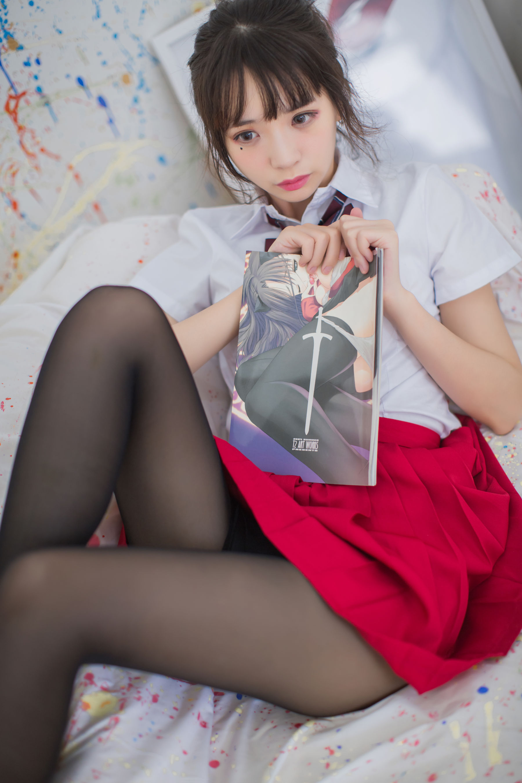 图片[1] - 疯猫ss 画室JK少女 [23P] - 机器猫次元 - 机器猫次元