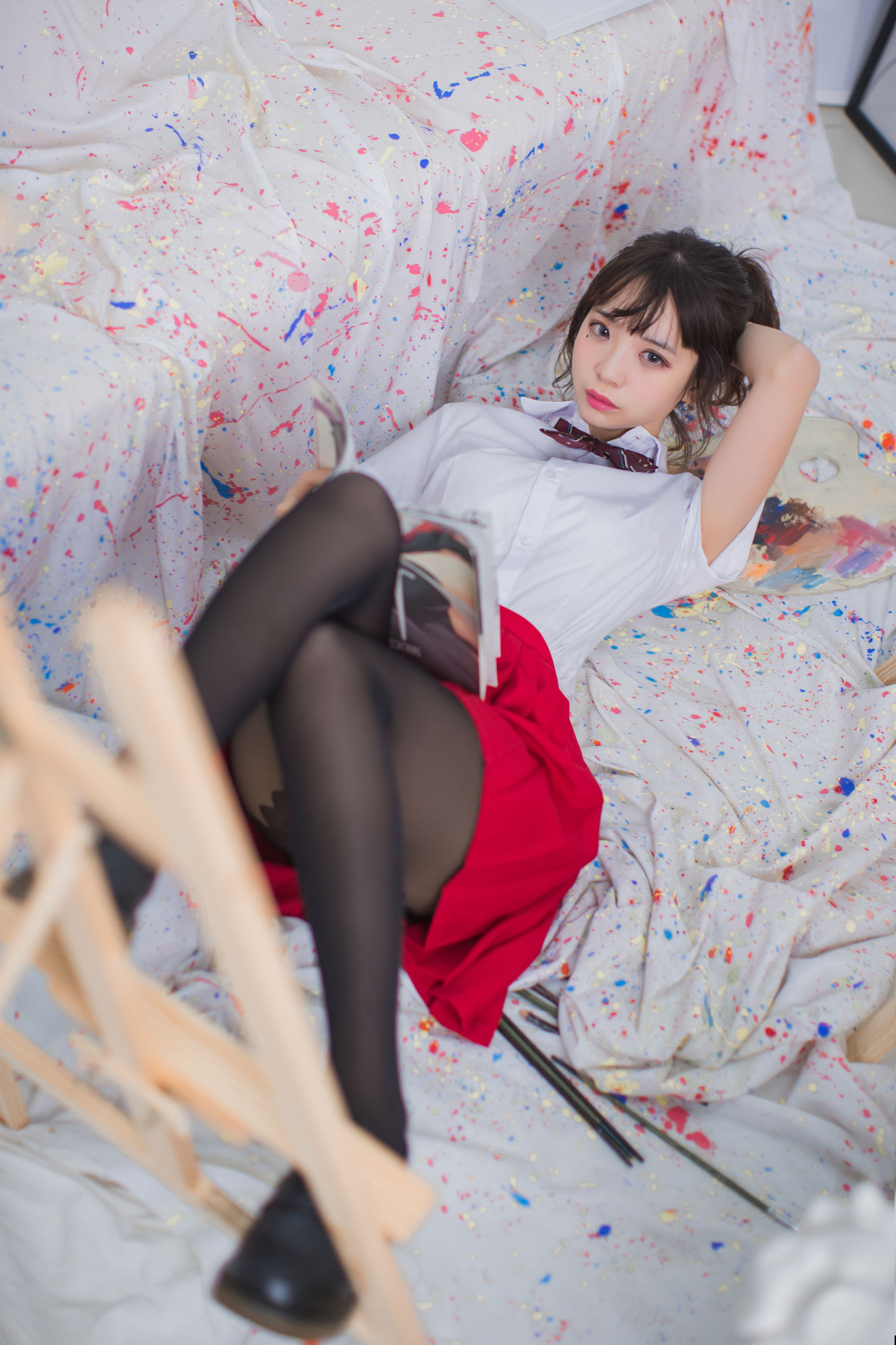 图片[7] - 疯猫ss 画室JK少女 [23P] - 机器猫次元 - 机器猫次元
