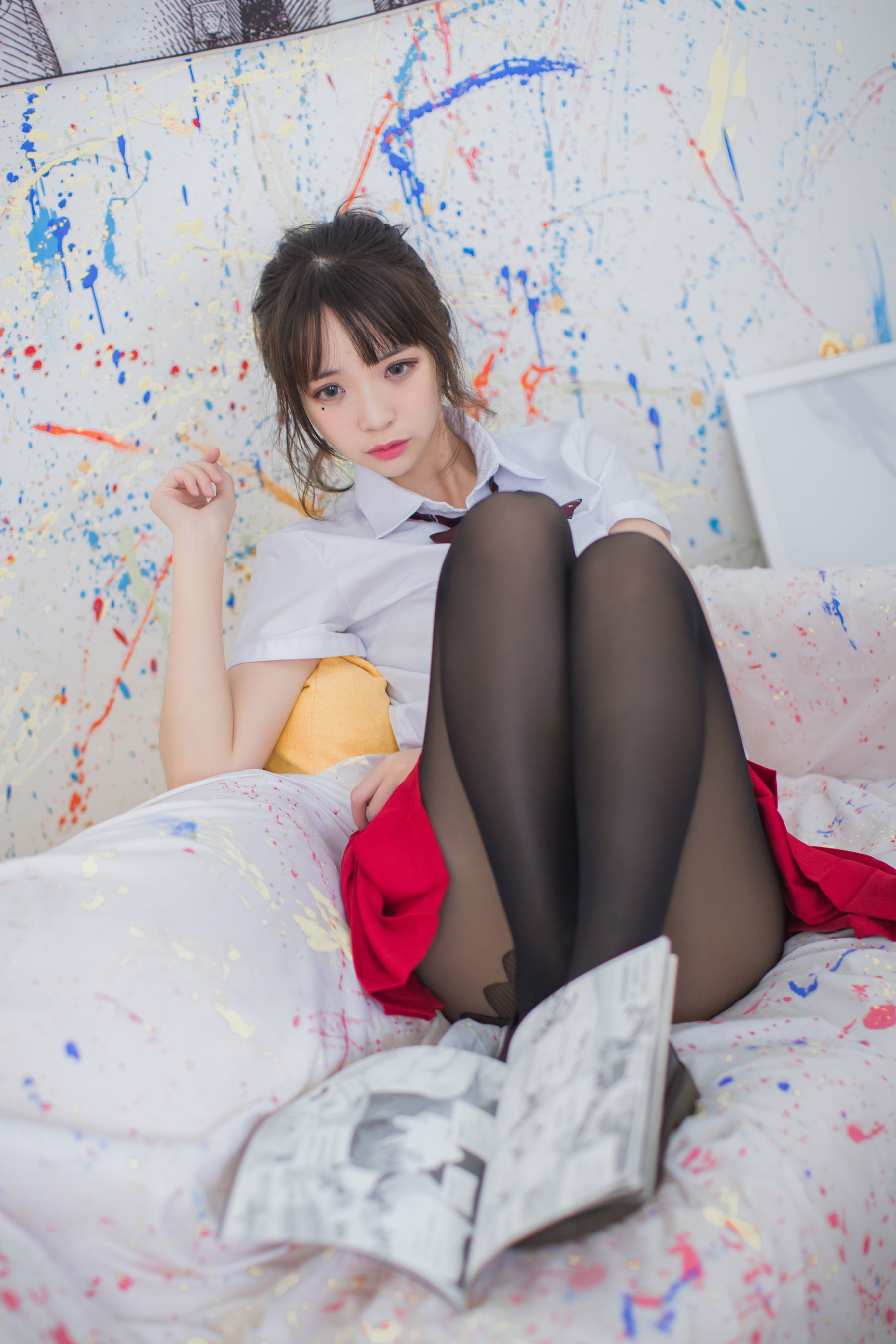 图片[3] - 疯猫ss 画室JK少女 [23P] - 机器猫次元 - 机器猫次元