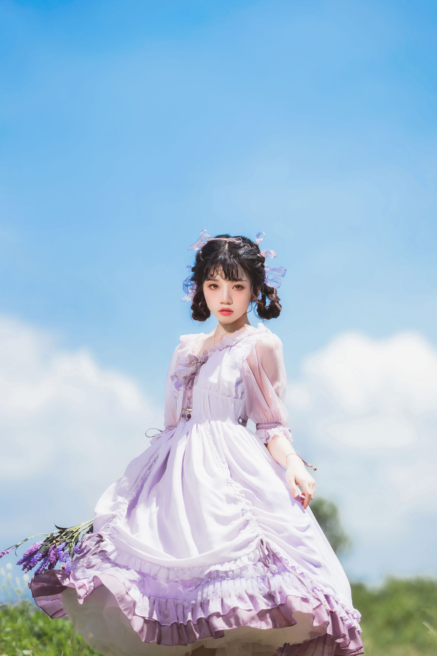 图片[2] - 桜桃喵 - 少女之紫萱 [15P] - 机器猫次元 - 机器猫次元