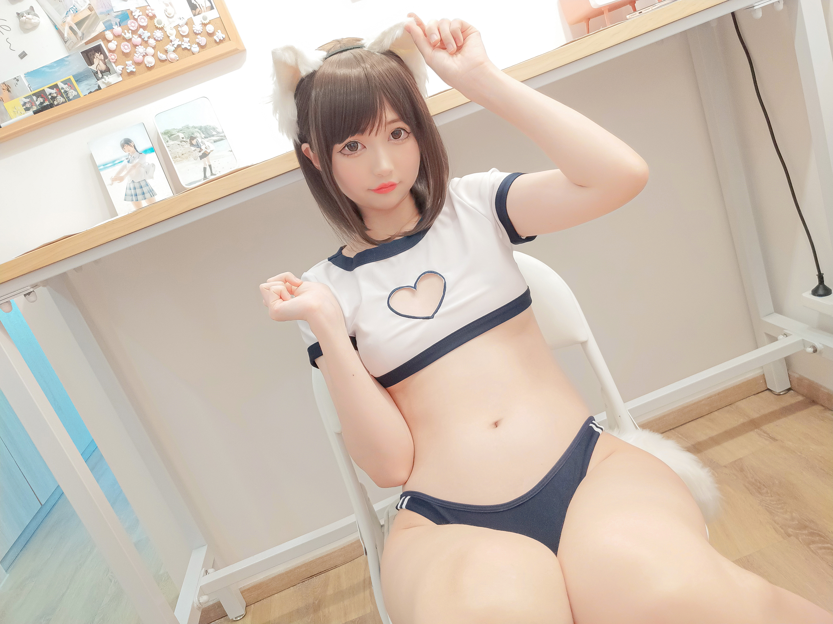 图片[3] - NAGISA魔物喵 - 猫の運動服 [19P] - 机器猫次元 - 机器猫次元
