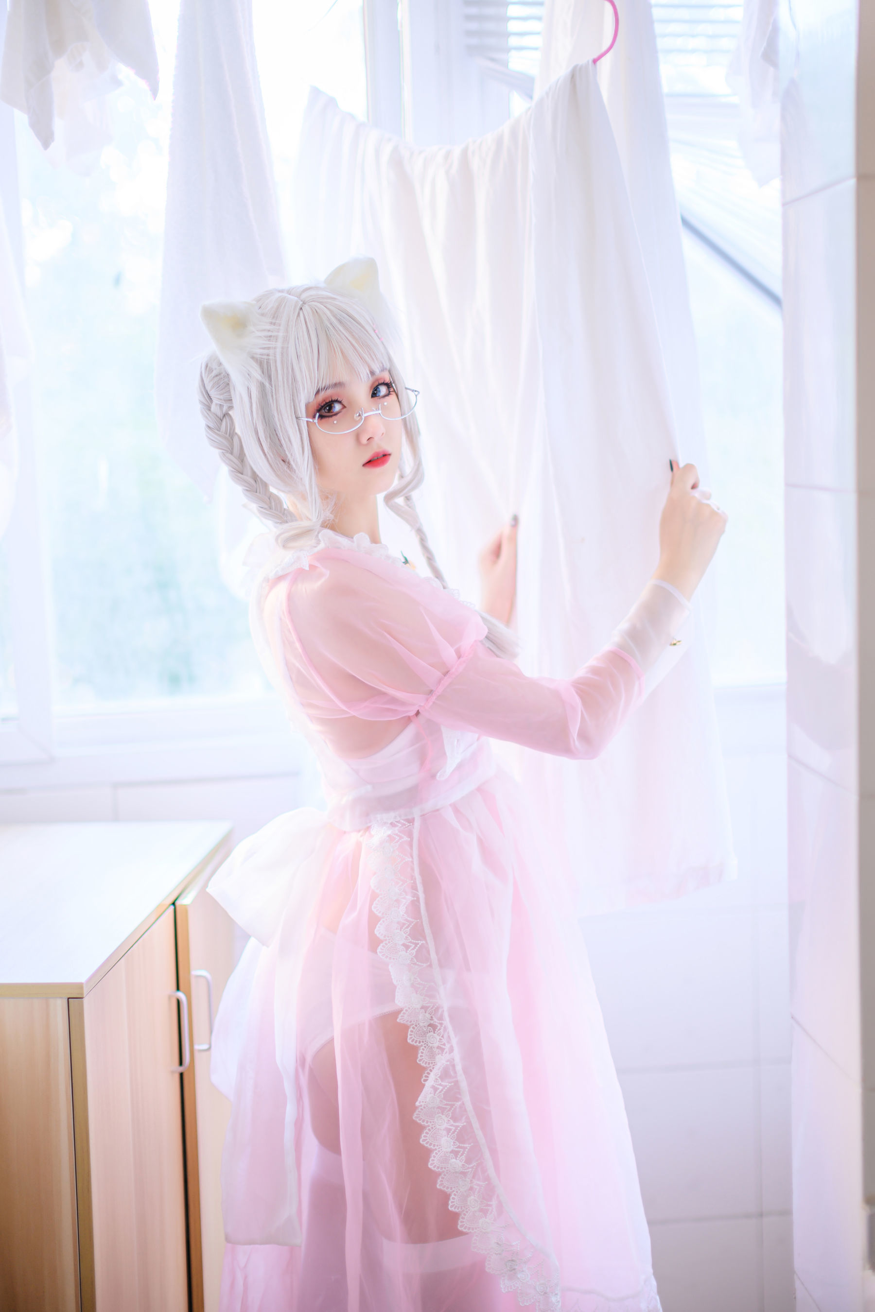 图片[3] - Akisoso秋楚楚 粉色透明女仆 [21P] - 机器猫次元 - 机器猫次元