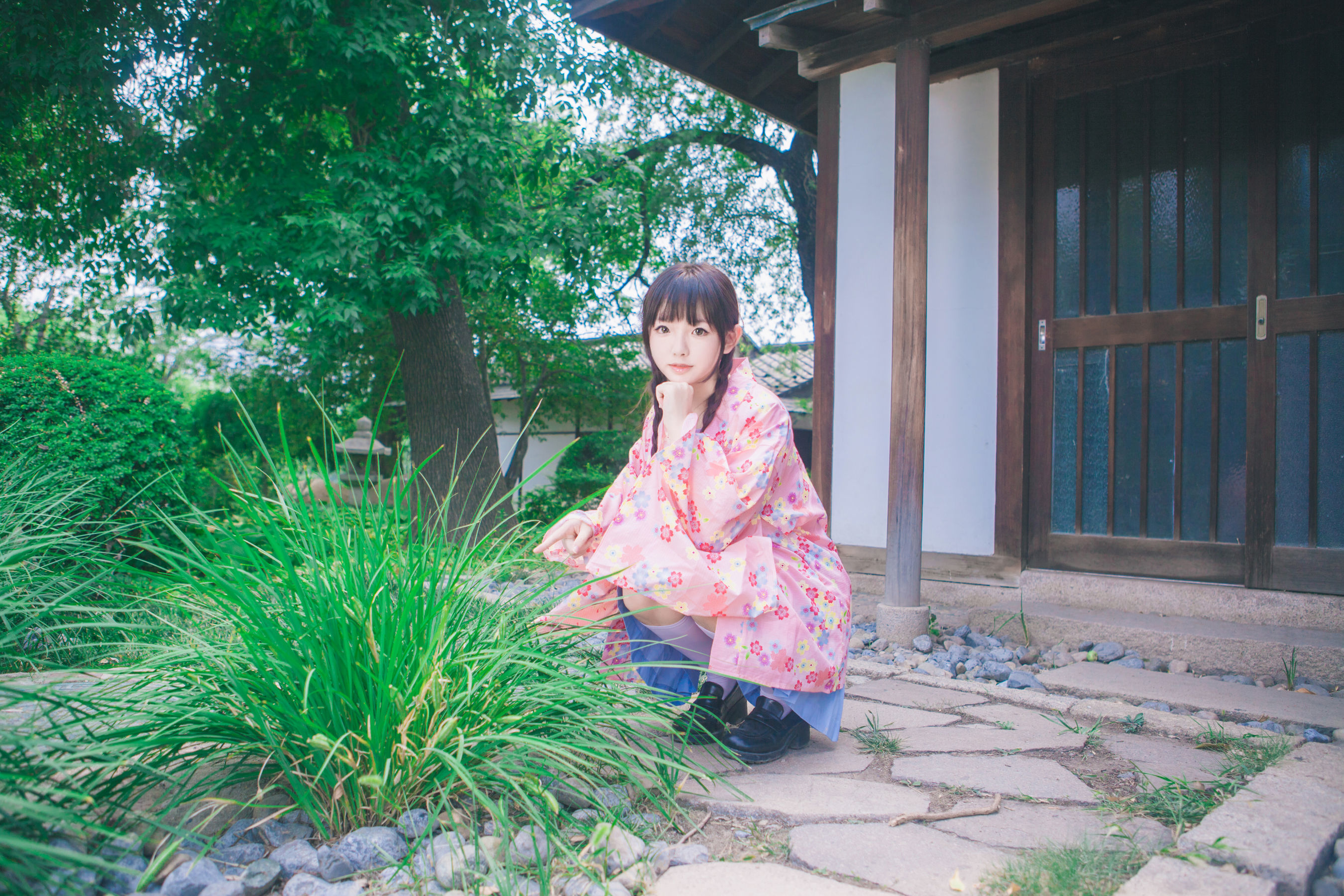 图片[1] - 可爱妹妹樱群 和服 [17P] - 机器猫次元 - 机器猫次元