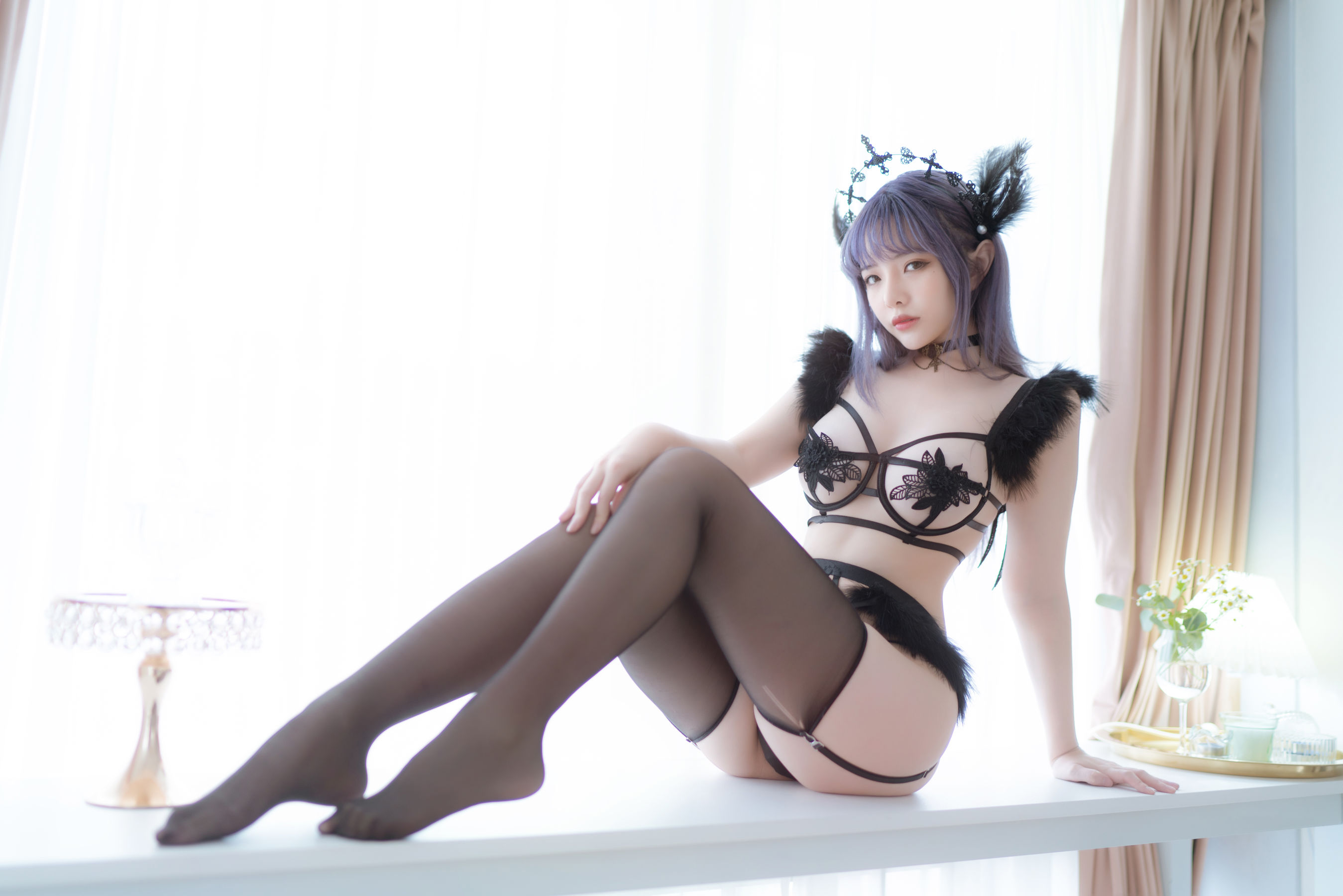 图片[5] - 雯妹不讲道理 - 黑色天使 [46P] - 机器猫次元 - 机器猫次元