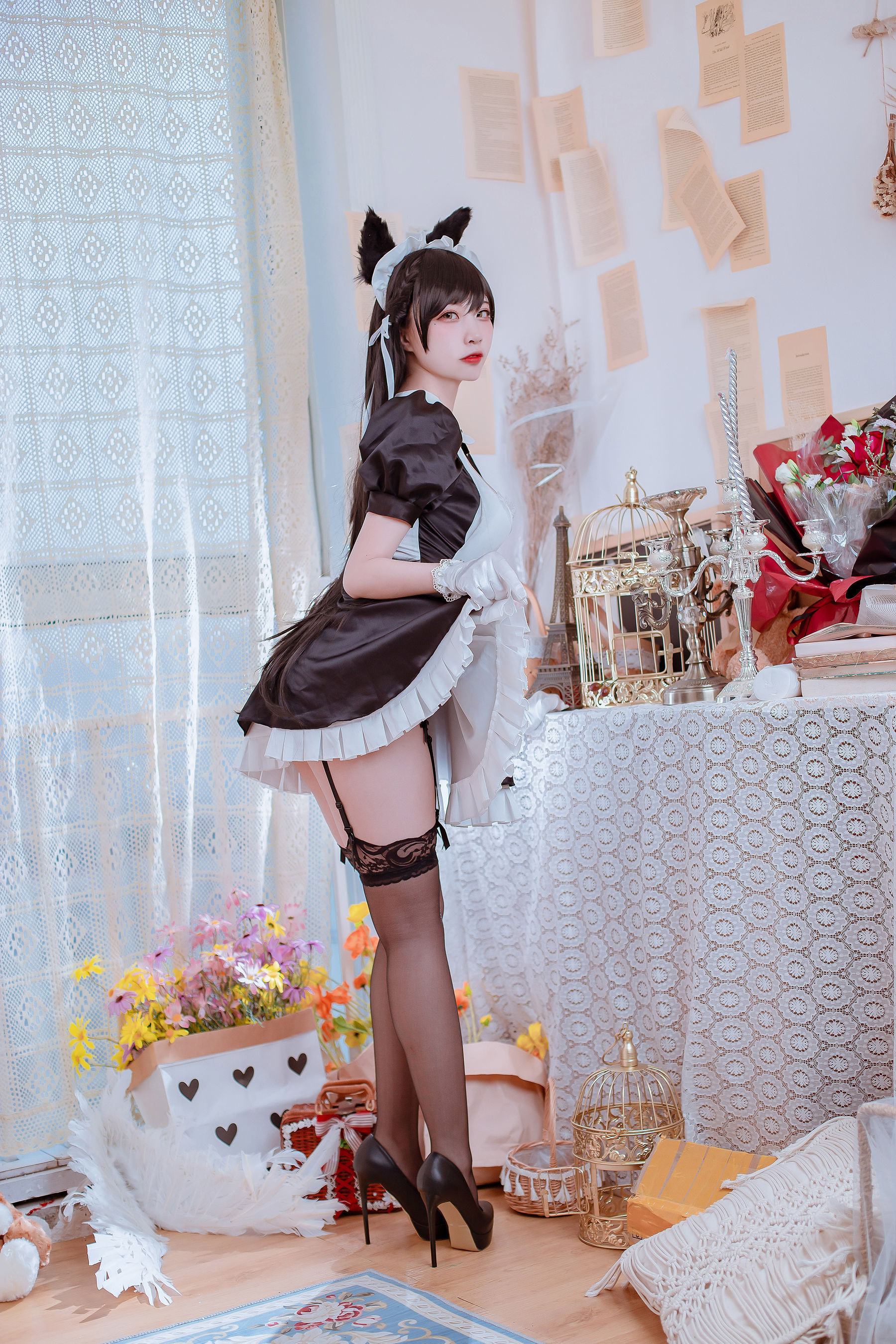 图片[2] - 二佐Nisa - 犬之眷之碧蓝爱宕 女仆 [19P] - 机器猫次元 - 机器猫次元