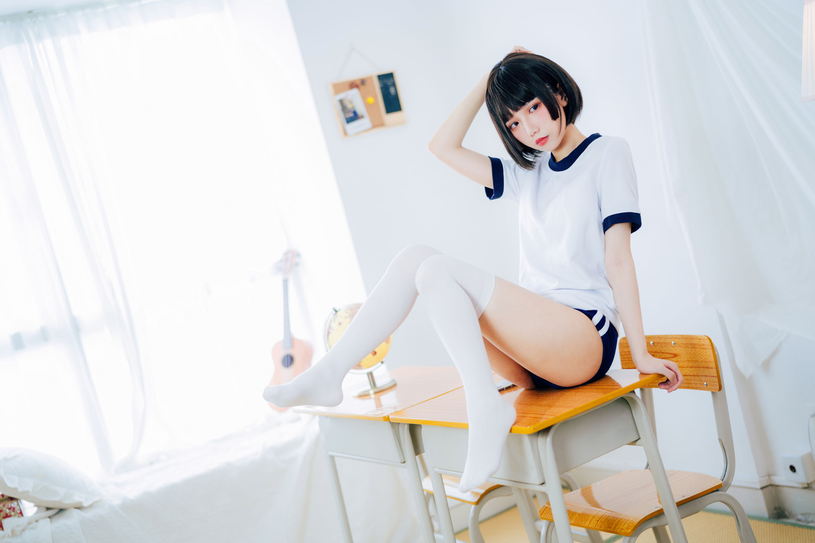 图片[1] - 果咩酱w - 体操服 [19P] - 机器猫次元 - 机器猫次元