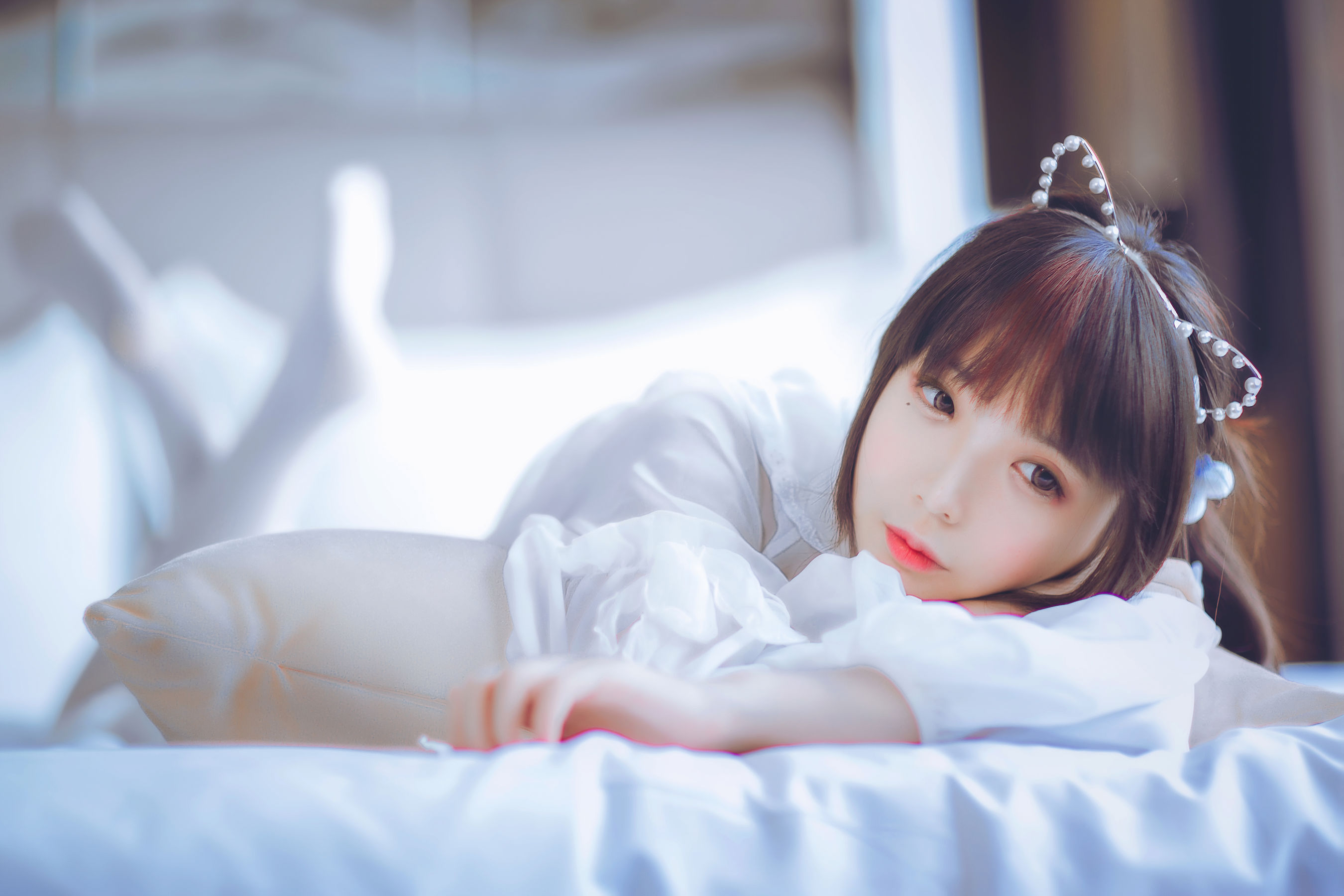 图片[3] - 疯猫ss 白色睡衣 [24P] - 机器猫次元 - 机器猫次元