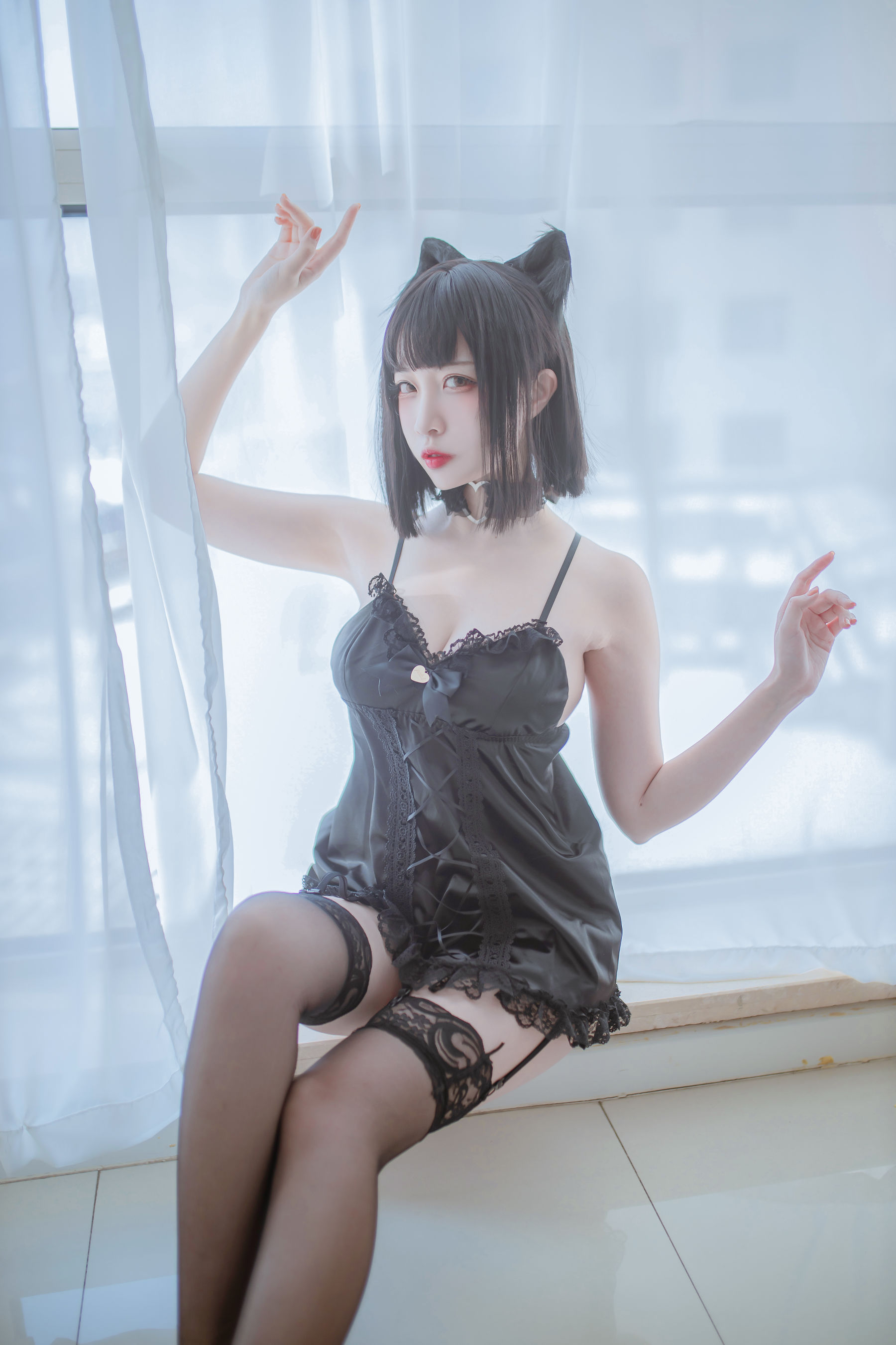 图片[1] - 日奈娇 私房双人猫耳 [43P] - 机器猫次元 - 机器猫次元