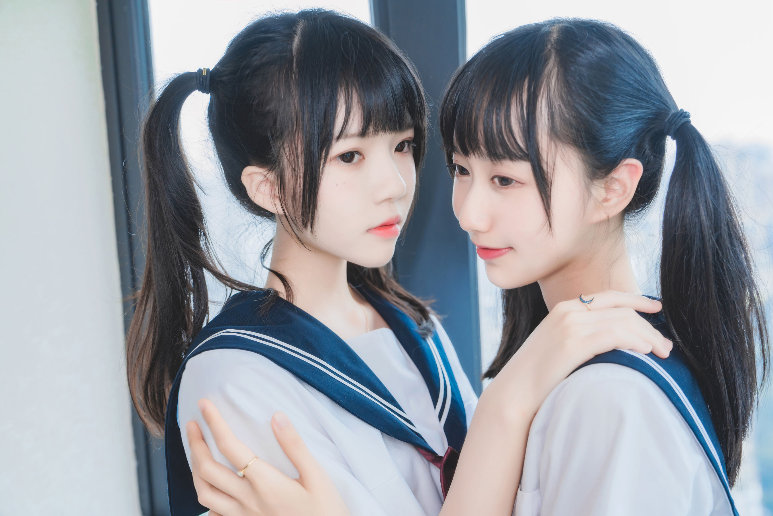 图片[5] - 木绵绵OwO&桜桃喵 她(制服×制服) [38P] - 机器猫次元 - 机器猫次元