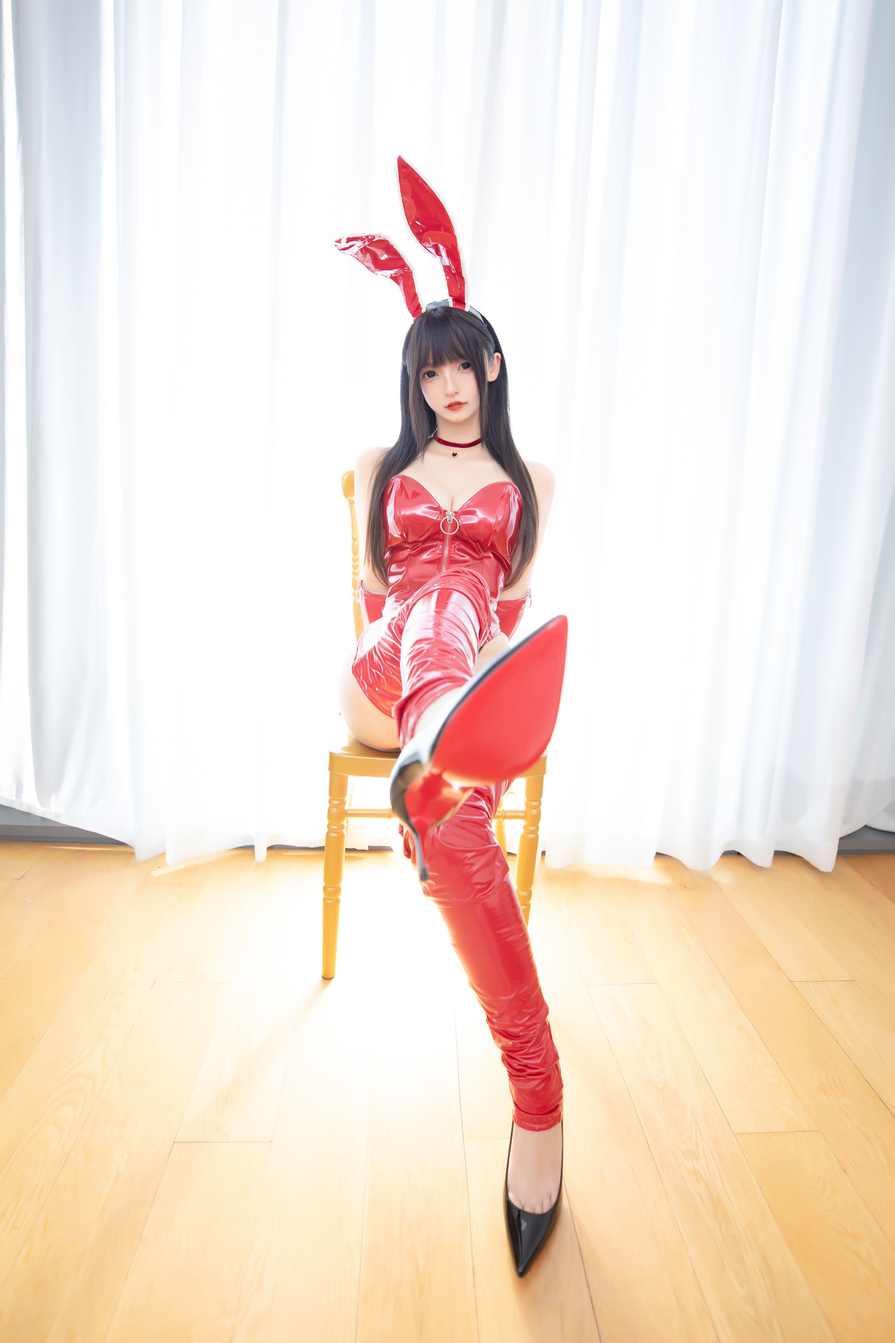图片[4] - 萝莉神楽板真冬 之红兔迎春 [75P] - 机器猫次元 - 机器猫次元