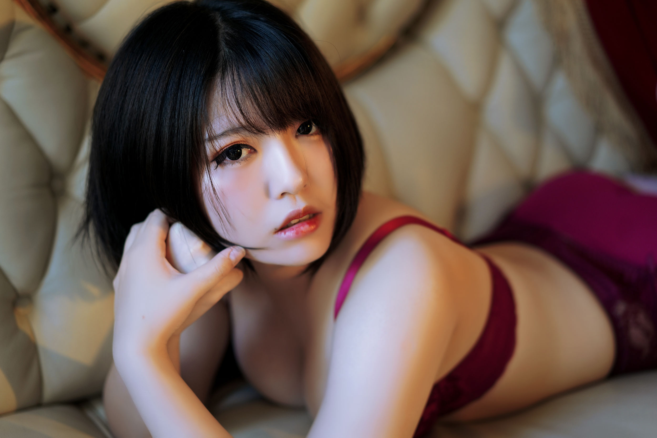 图片[1] - 半半子 赤红 AKABENI BANBANKO [17P] - 机器猫次元 - 机器猫次元