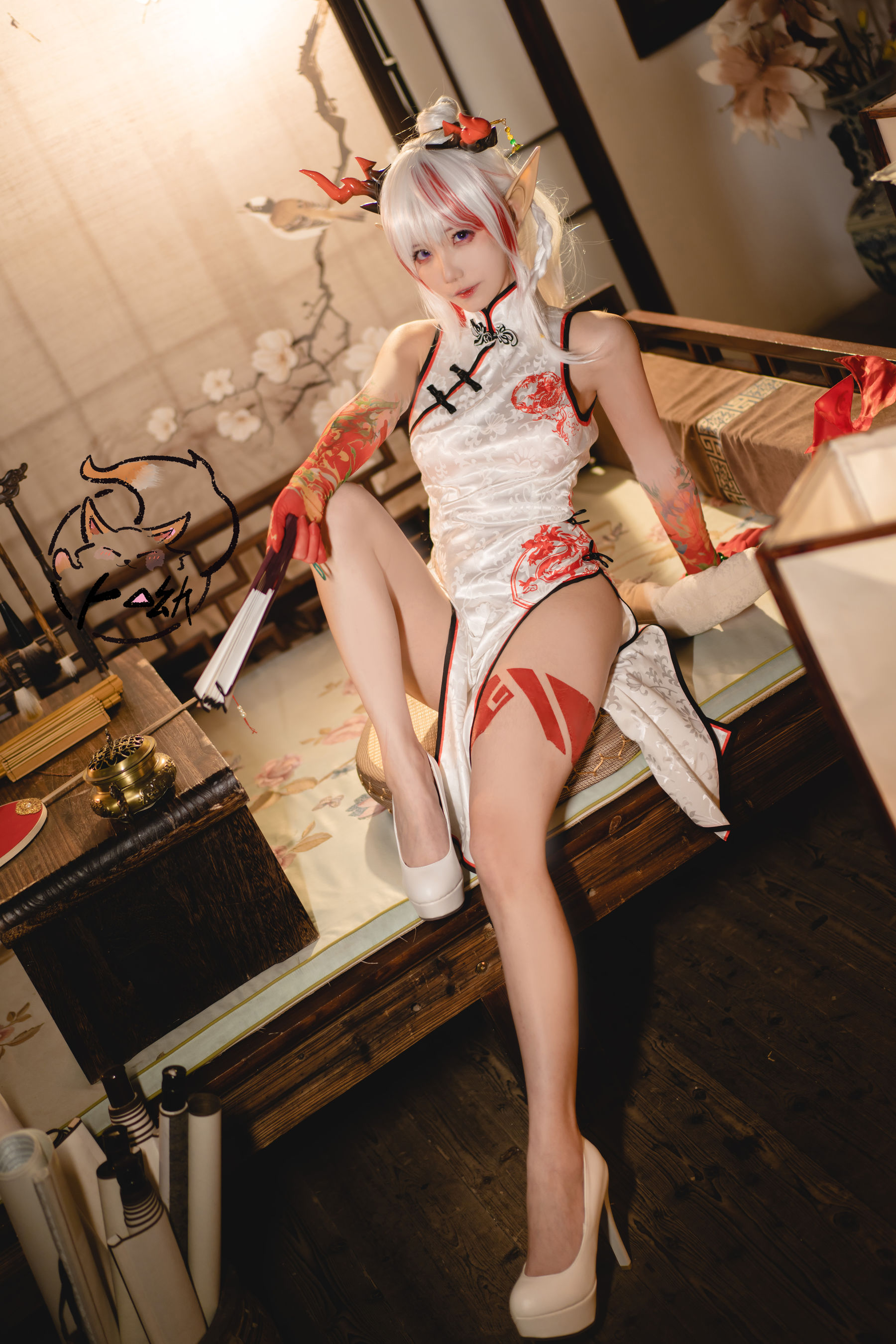 图片[8] - 卜呦Mikon - 年旗袍 乐逍遥 [15P] - 机器猫次元 - 机器猫次元