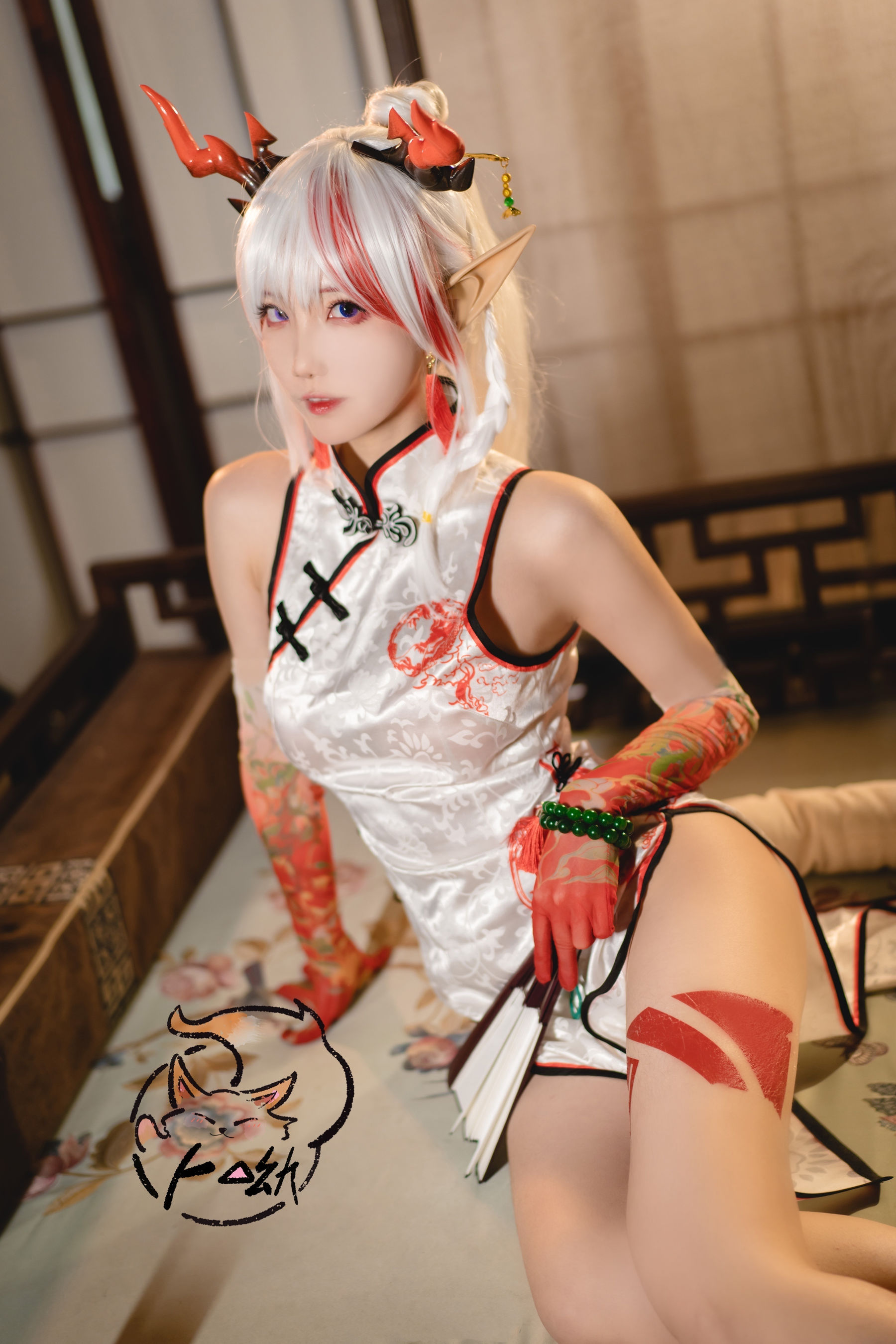 图片[4] - 卜呦Mikon - 年旗袍 乐逍遥 [15P] - 机器猫次元 - 机器猫次元