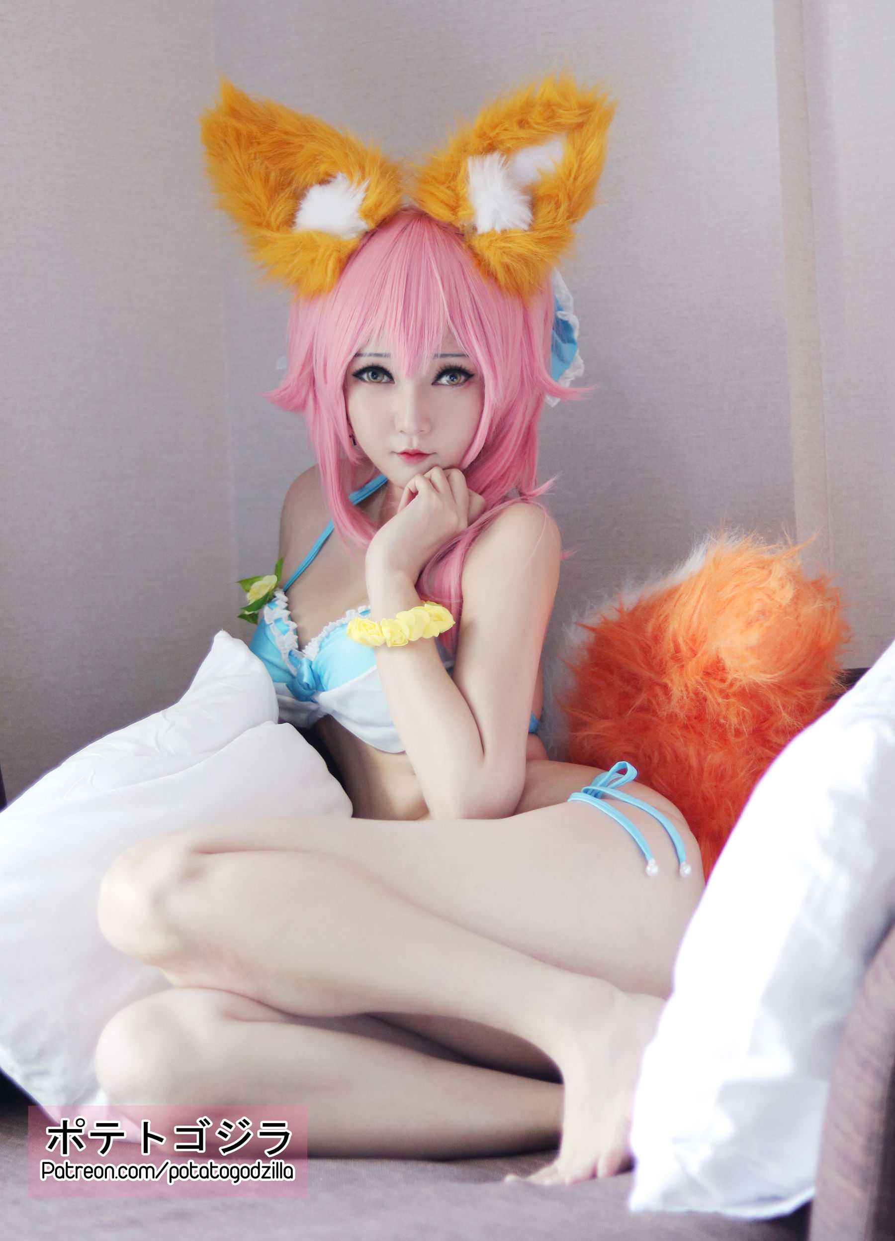 图片[4] - Potato Godzilla - Tamamo Bikini [20P] - 机器猫次元 - 机器猫次元