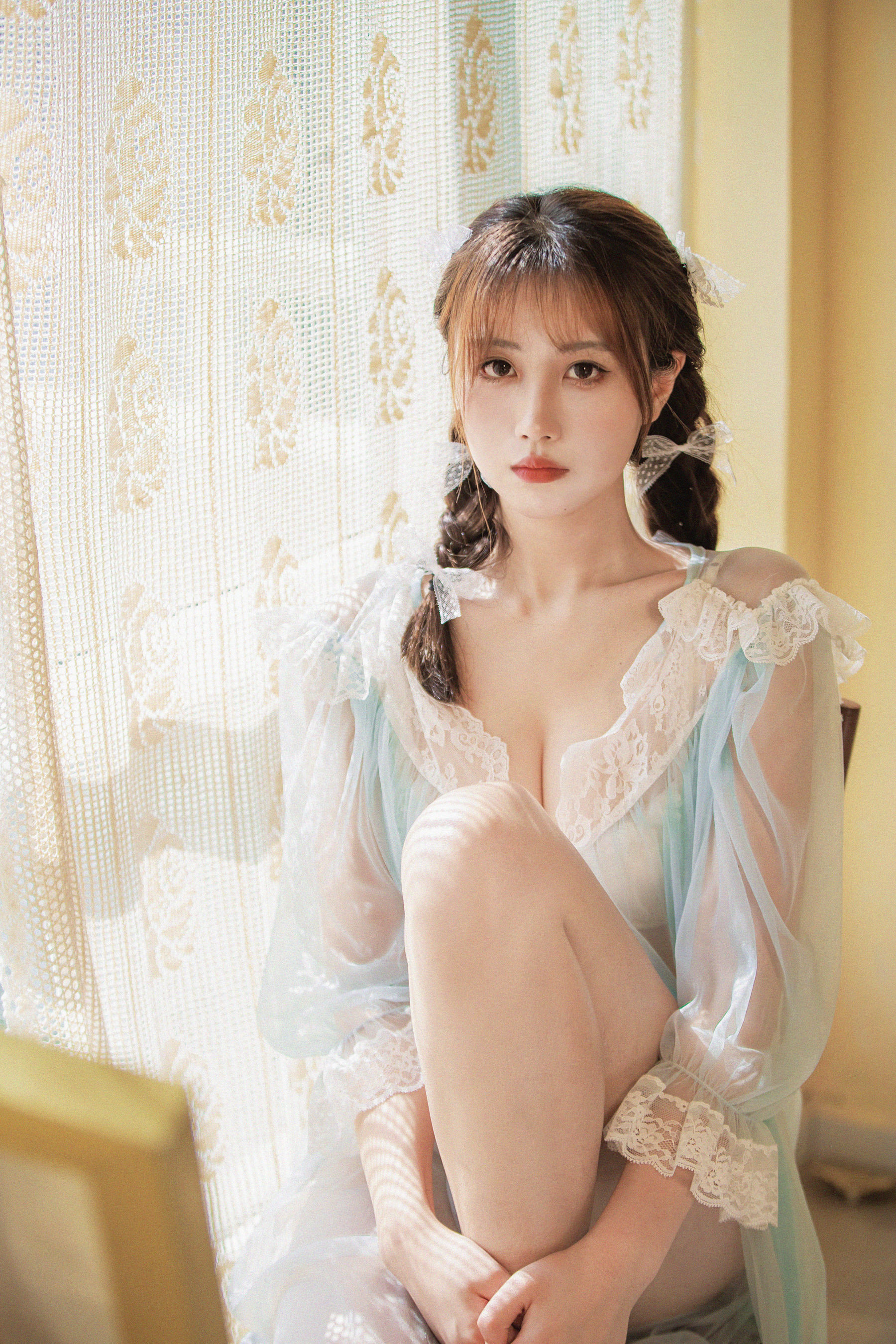 图片[1] - 念雪ww - 蓝纱衣 [40P] - 机器猫次元 - 机器猫次元