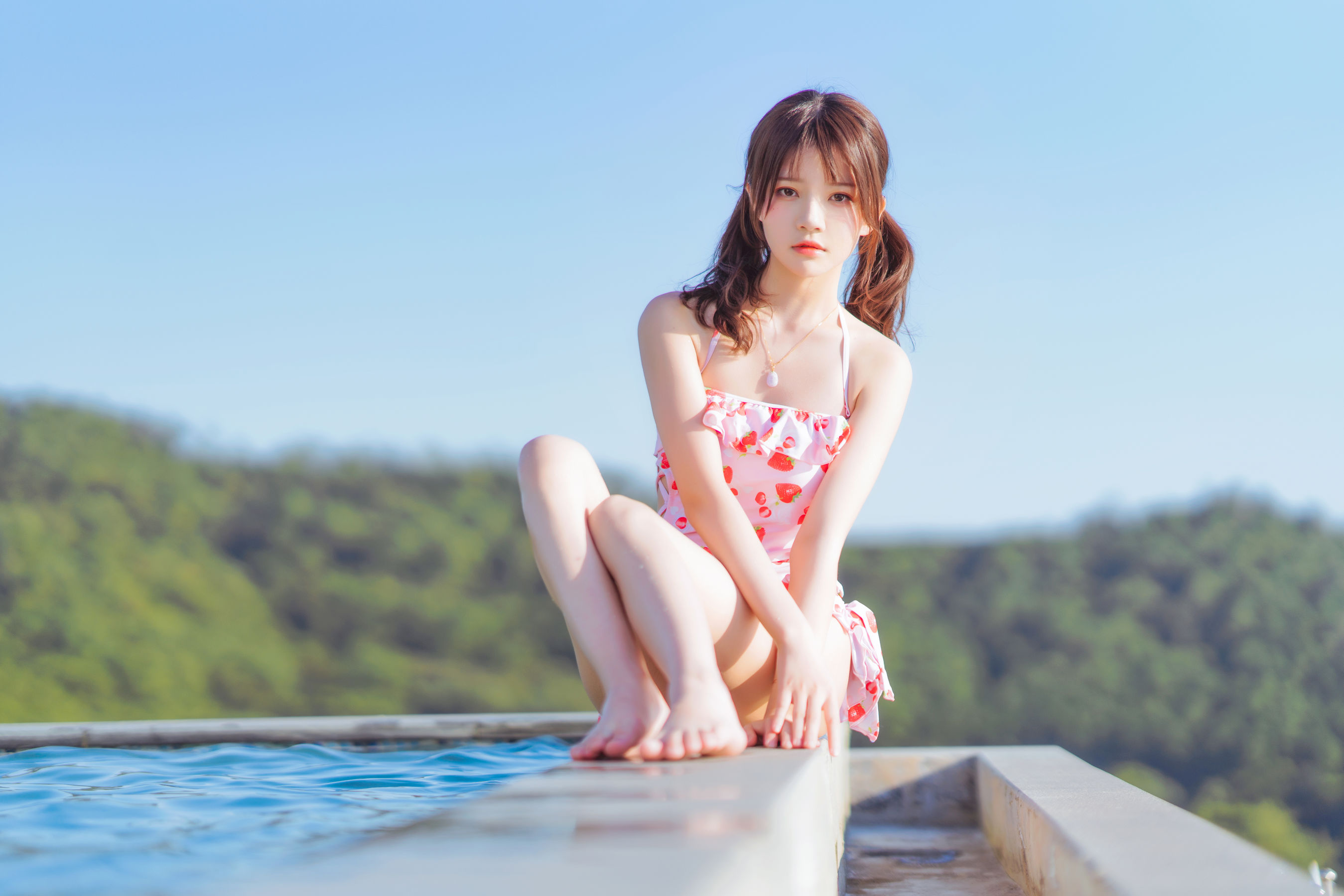 图片[5] - 桜桃喵 - 甜甜之草莓泳衣 [17P] - 机器猫次元 - 机器猫次元