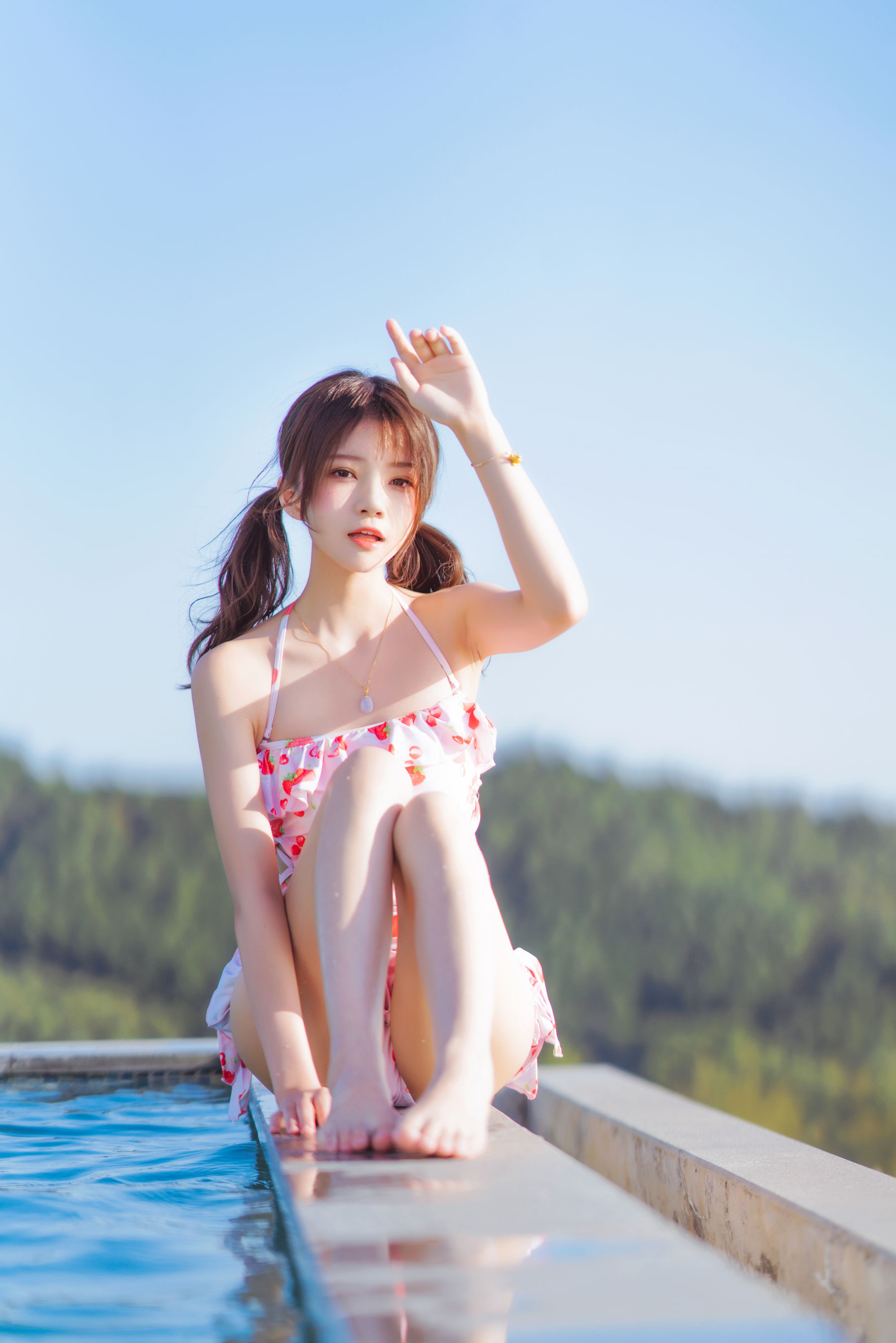 图片[4] - 桜桃喵 - 甜甜之草莓泳衣 [17P] - 机器猫次元 - 机器猫次元