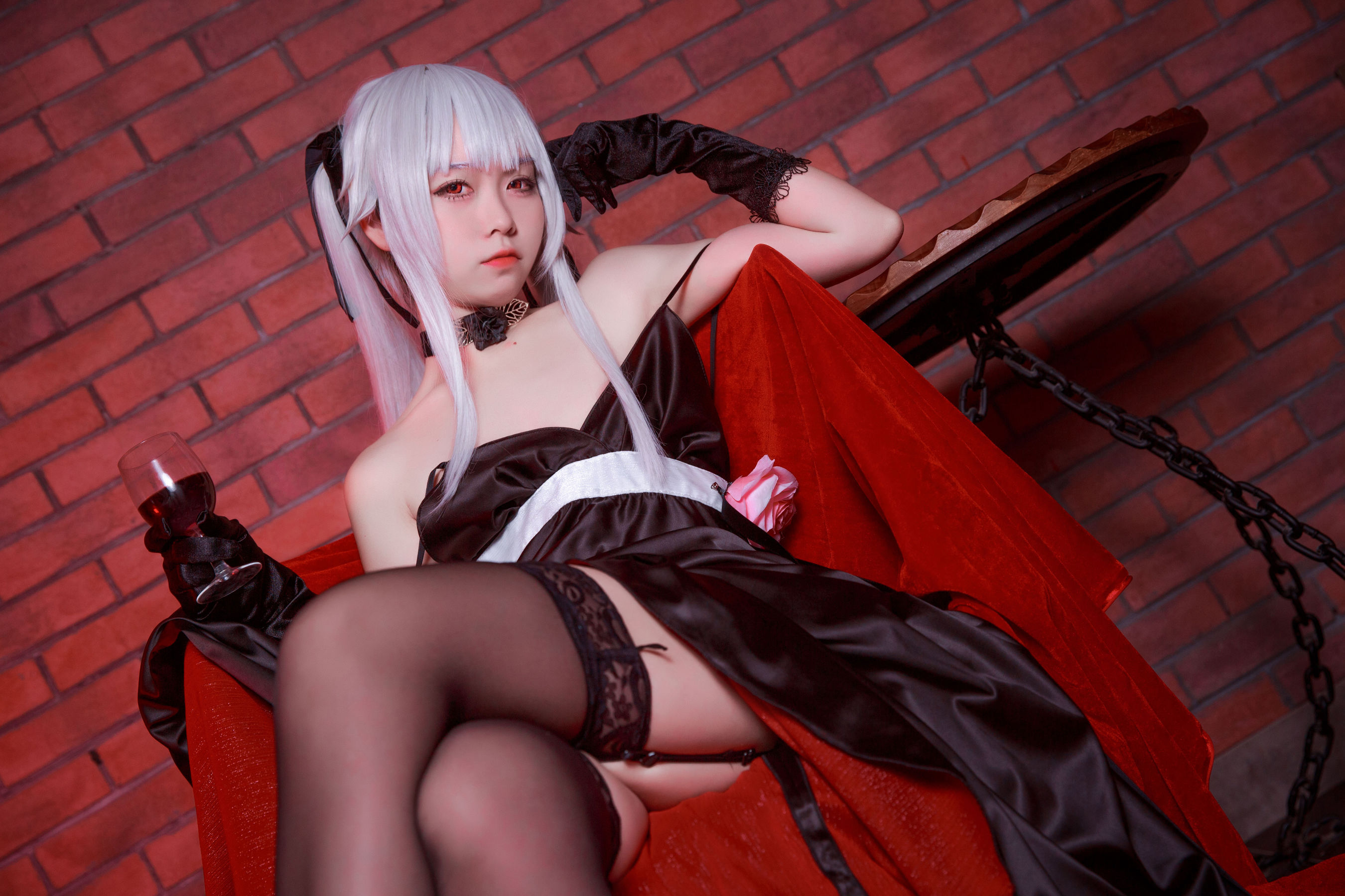 图片[4] - G44不会受伤 - 雾枝黑裙礼服 [13P] - 机器猫次元 - 机器猫次元