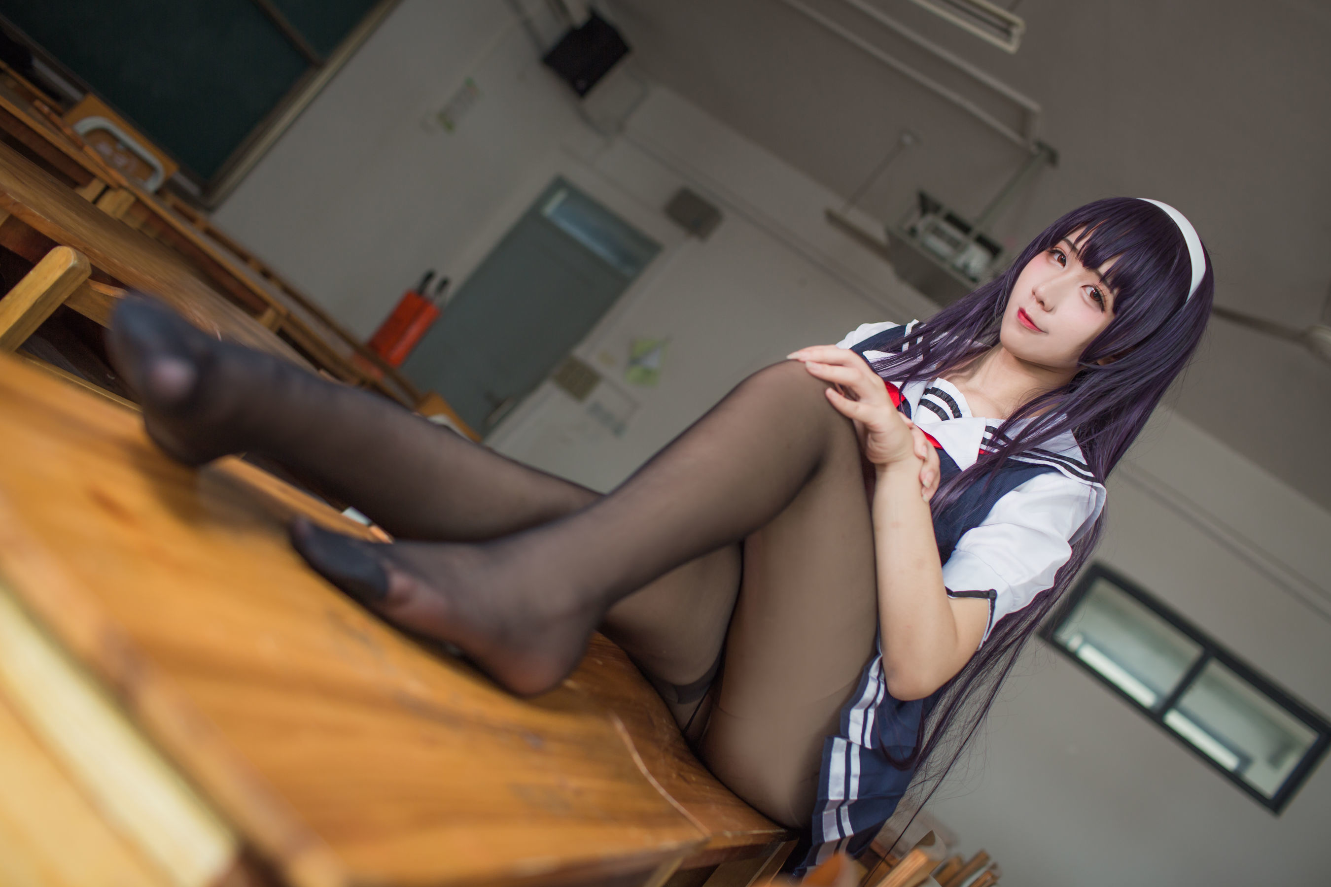 图片[2] - 九曲Jean - 霞之丘诗羽夏季校服 [40P] - 机器猫次元 - 机器猫次元