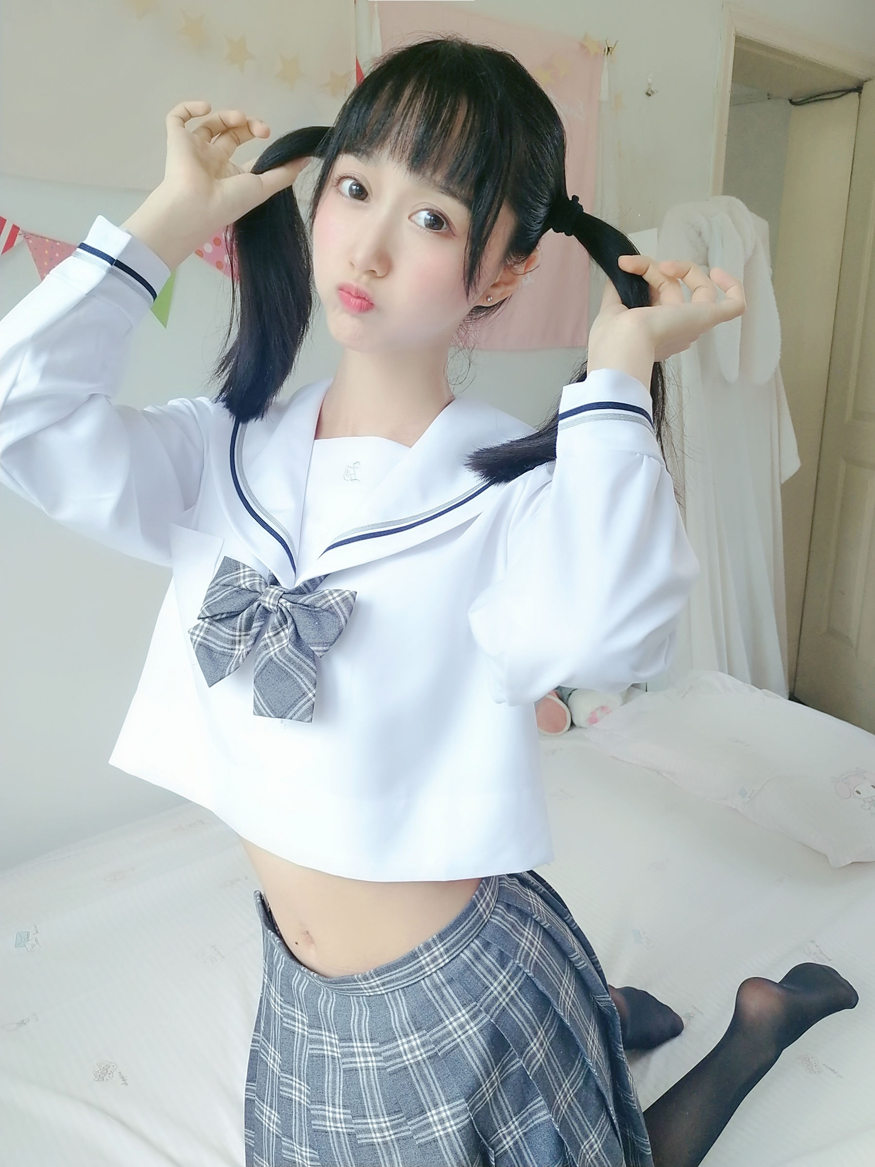 图片[1] - 木绵绵OwO - 灰格子JK [21P] - 机器猫次元 - 机器猫次元