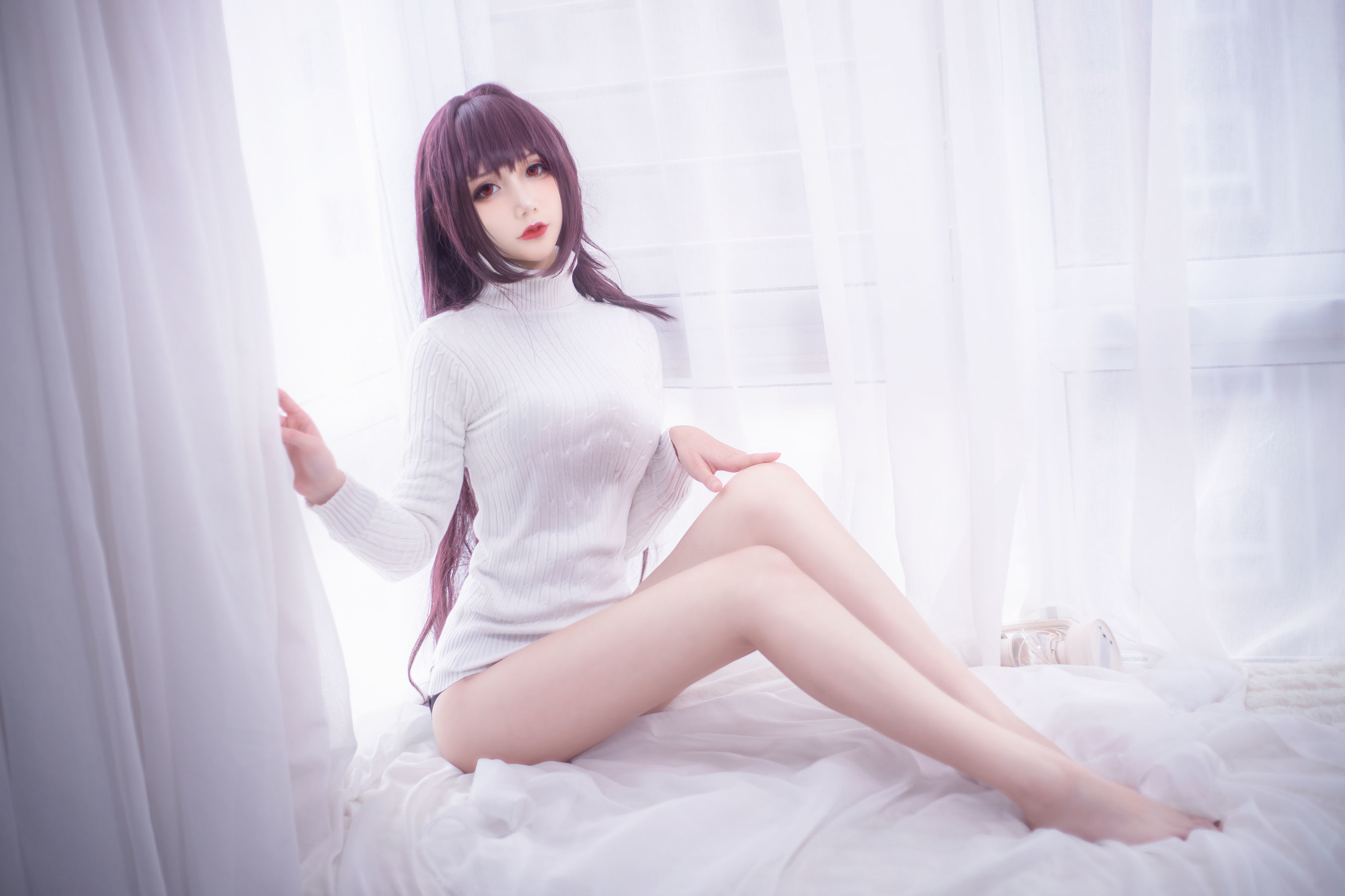 图片[1] - 仙九Airi - 斯卡哈毛衣 [21P] - 机器猫次元 - 机器猫次元