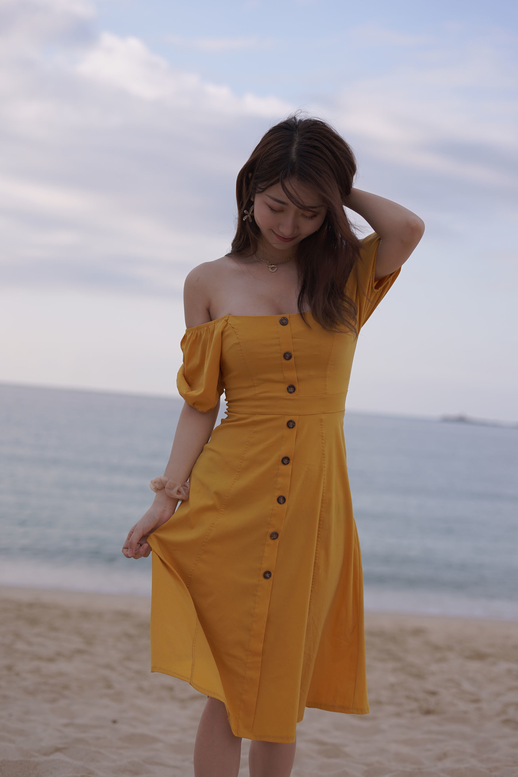图片[8] - 黑川 - 海岛之旅 黄色连衣裙 [19P] - 机器猫次元 - 机器猫次元