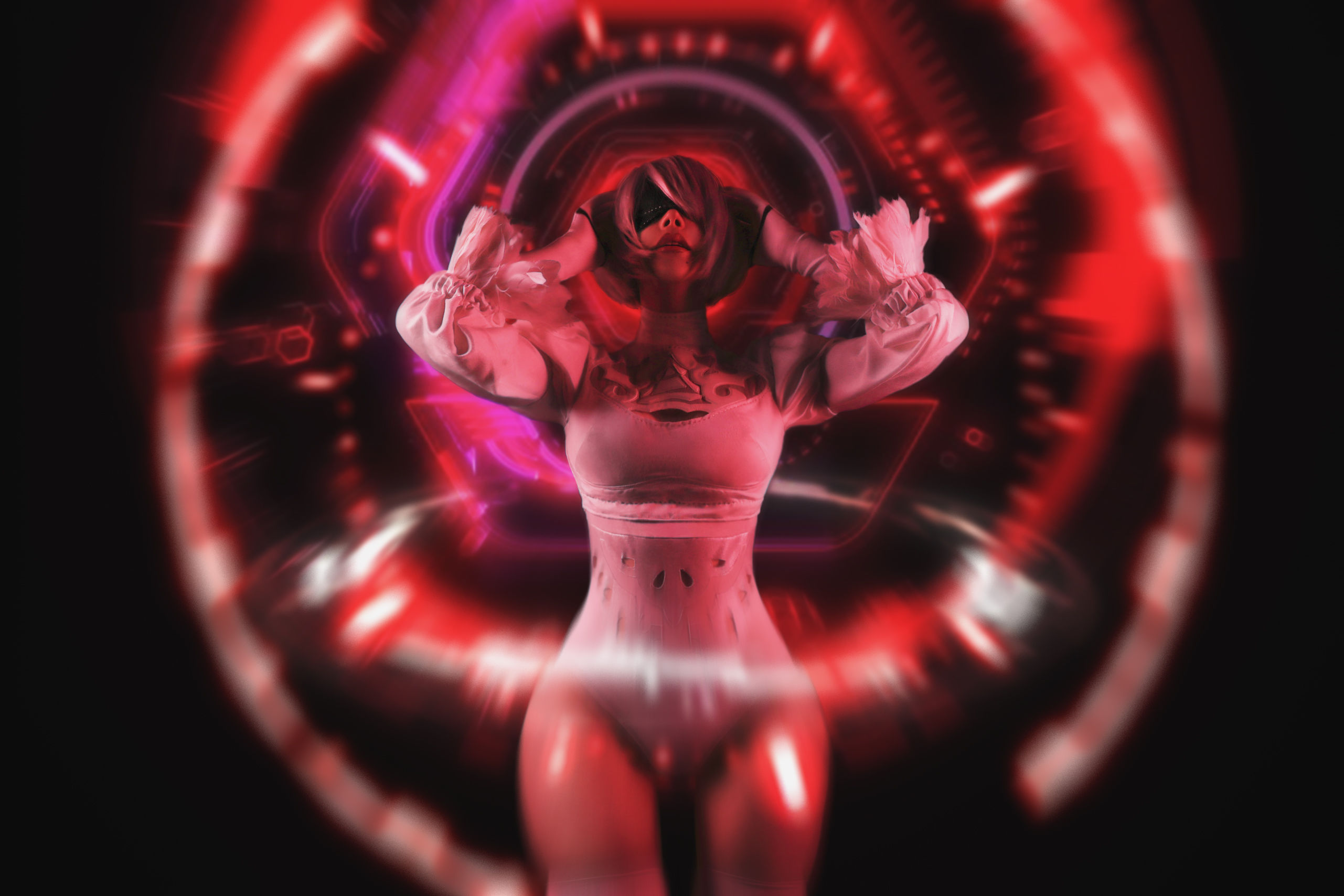图片[5] - SayaTheFox - 2B White Dress [10P] - 机器猫次元 - 机器猫次元