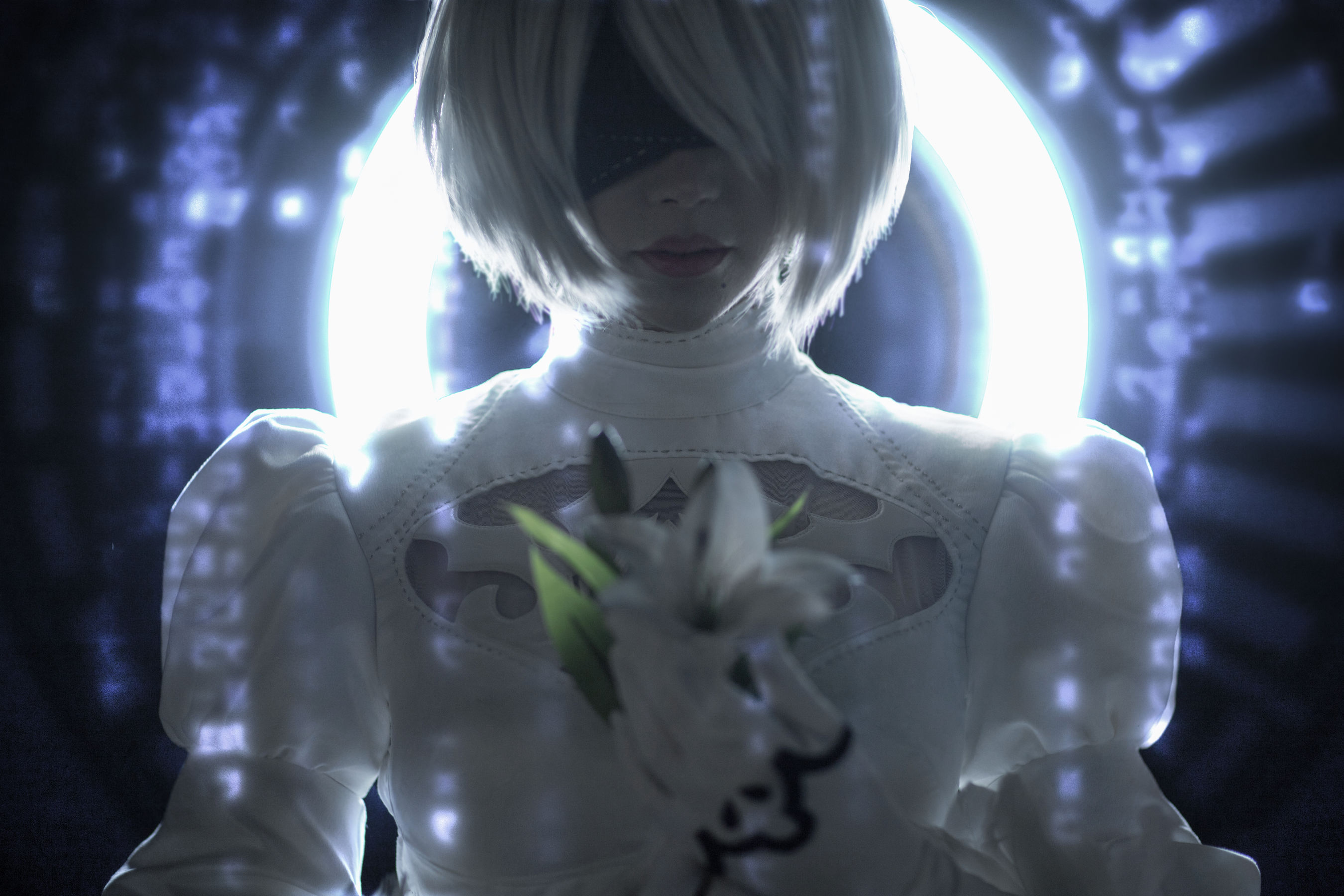 图片[6] - SayaTheFox - 2B White Dress [10P] - 机器猫次元 - 机器猫次元
