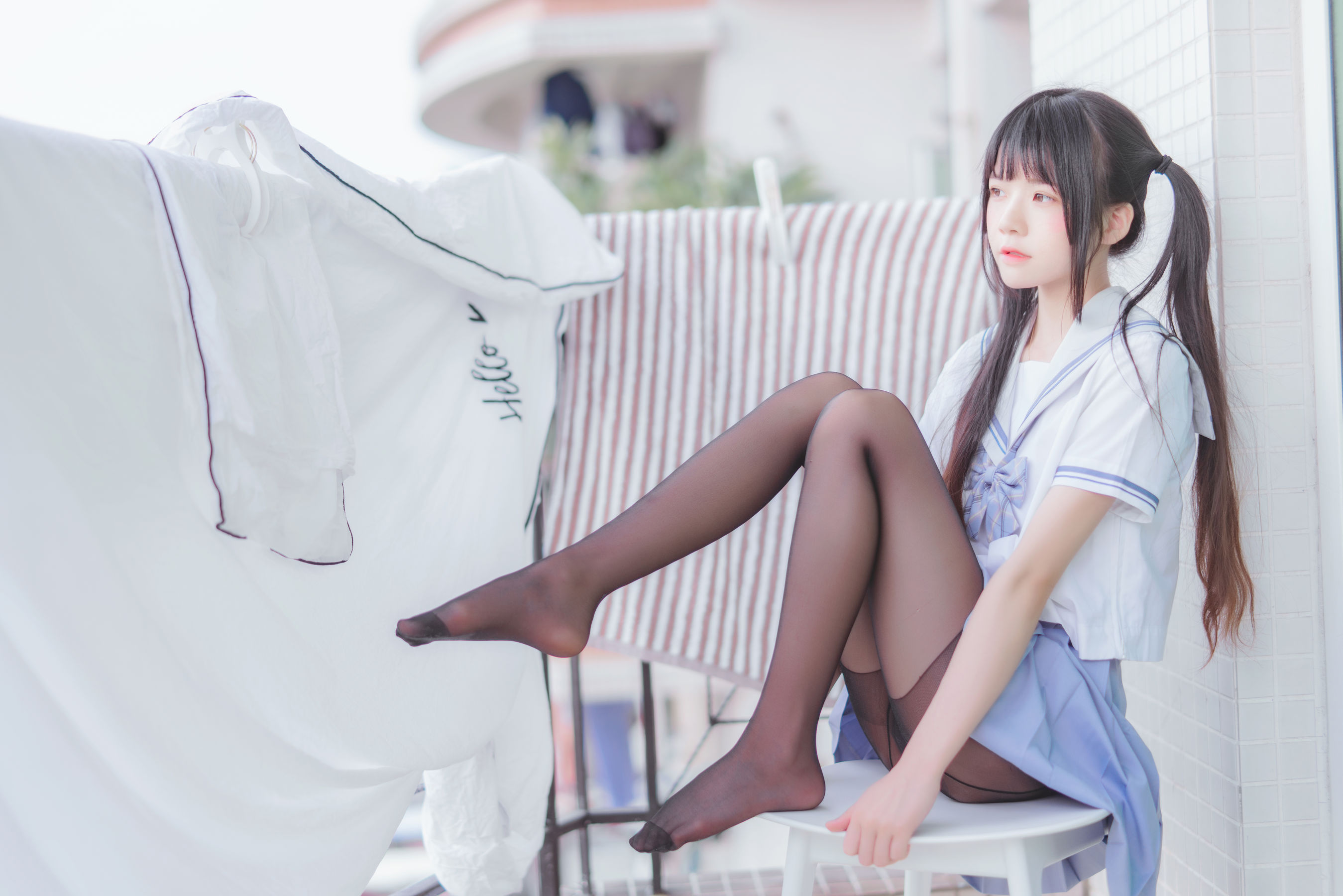图片[2] - 桜桃喵 - 校服黑丝 [49P] - 机器猫次元 - 机器猫次元