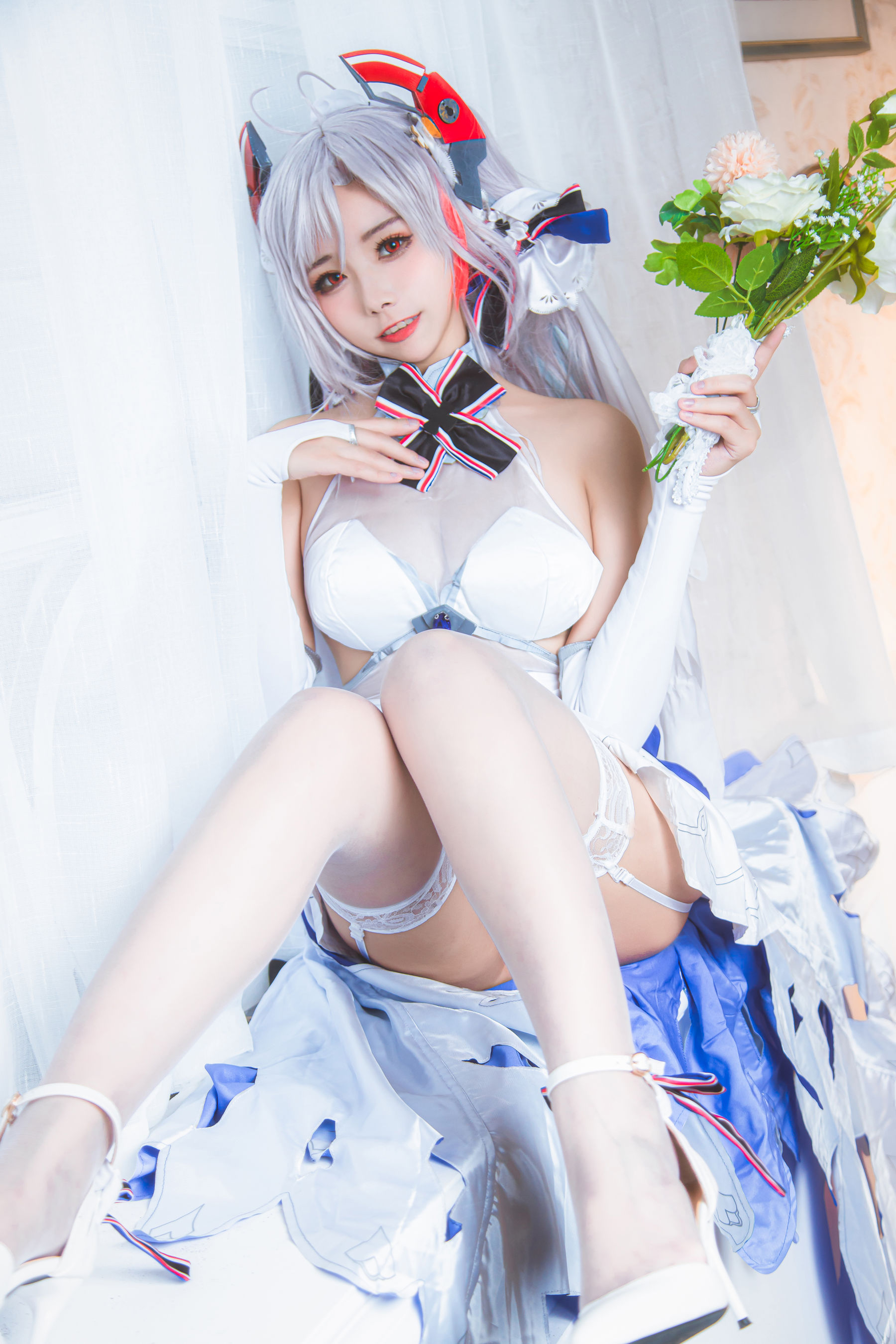 图片[1] - Momoko葵葵 - 欧根之花嫁 [20P] - 机器猫次元 - 机器猫次元