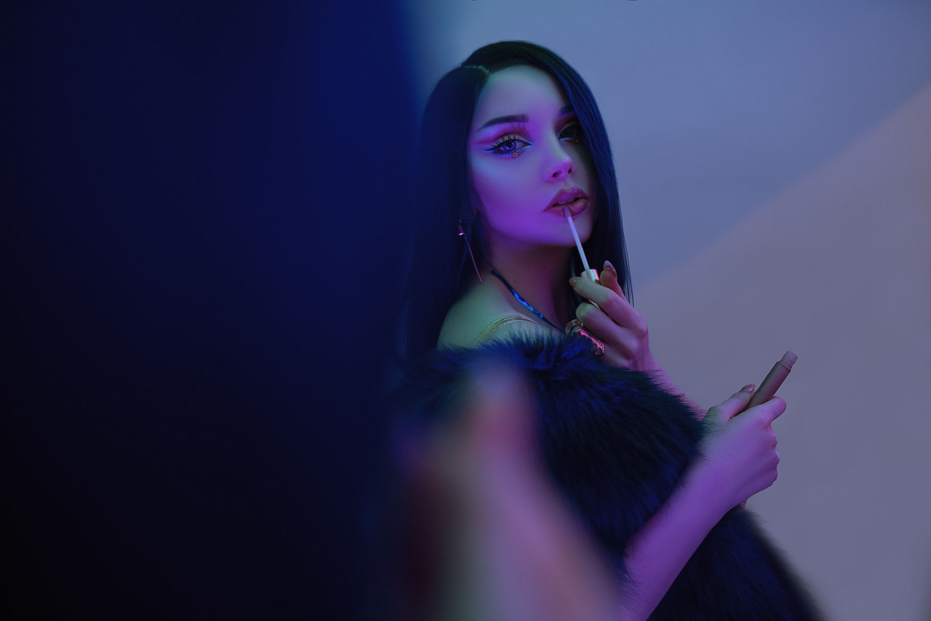 图片[2] - SayaTheFox - Cyberpunk Dress [15P] - 机器猫次元 - 机器猫次元