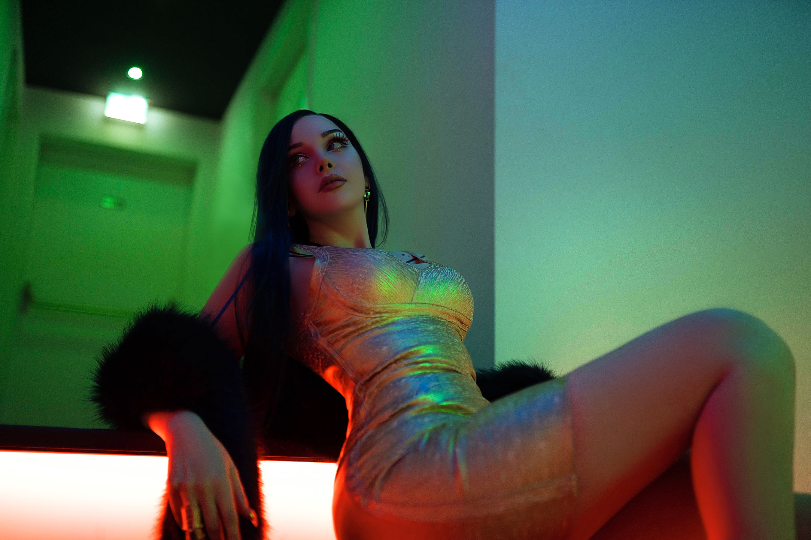 图片[4] - SayaTheFox - Cyberpunk Dress [15P] - 机器猫次元 - 机器猫次元
