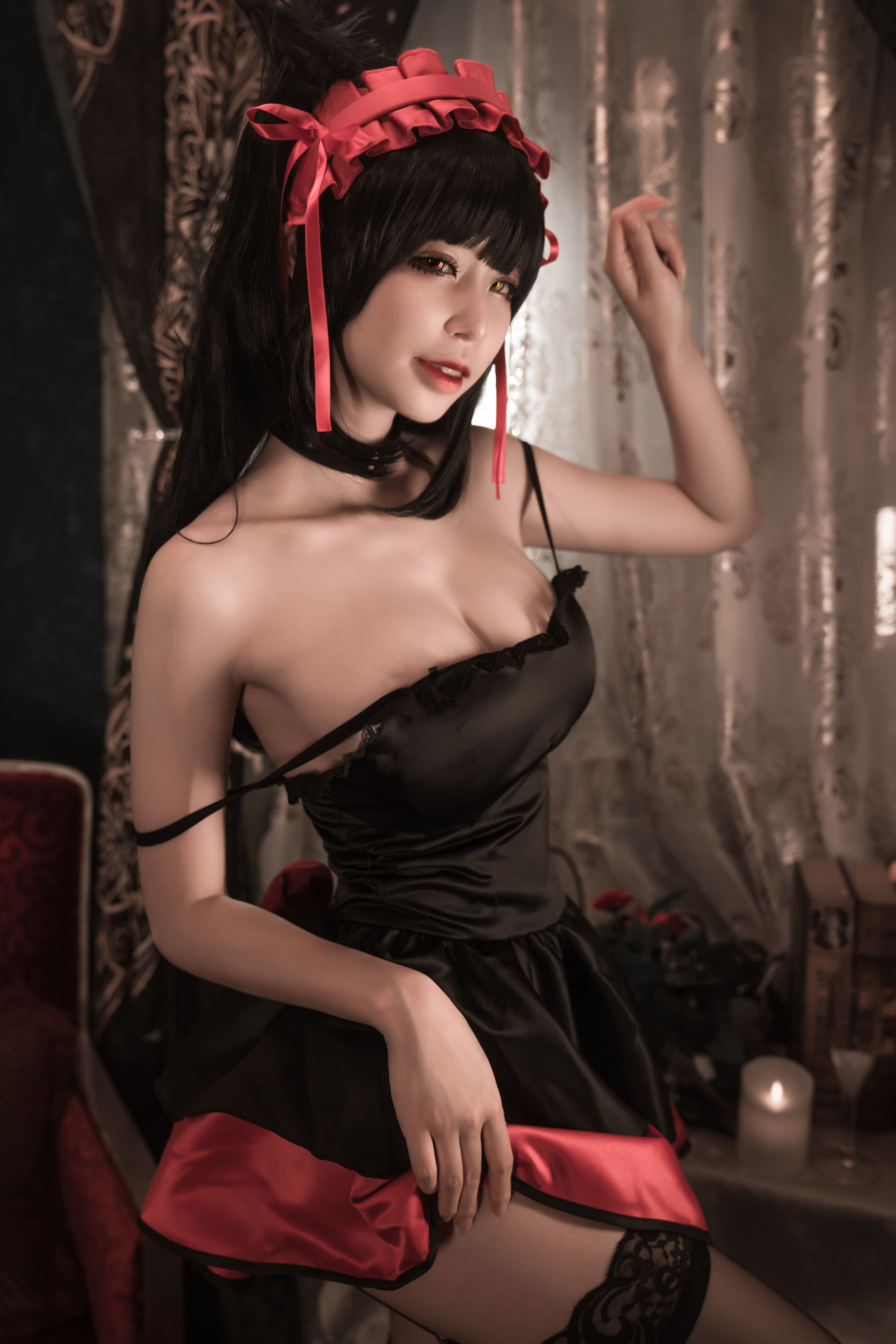 图片[1] - 爱老师_PhD 狂三 猫咪内衣 [9P] - 机器猫次元 - 机器猫次元