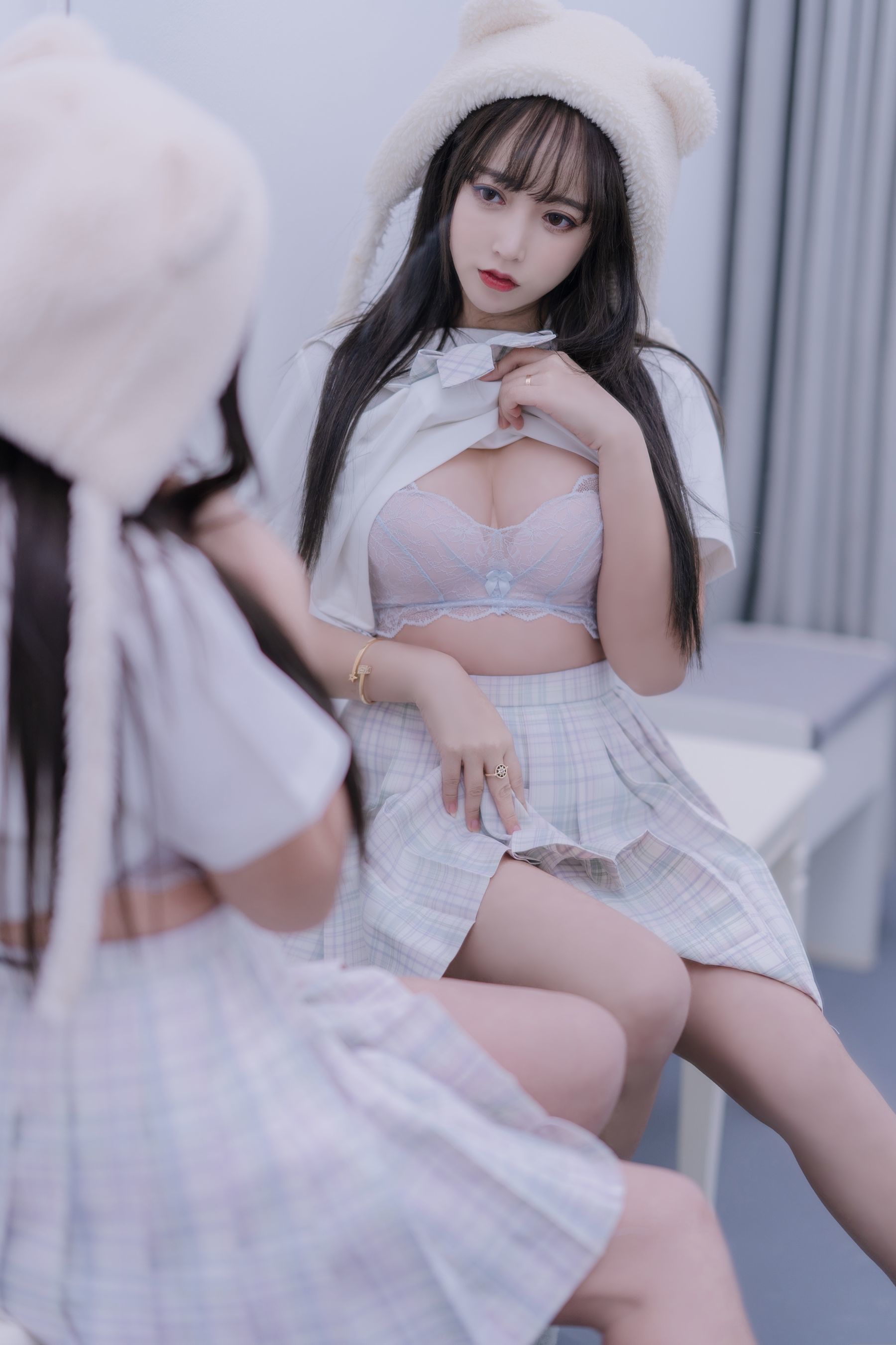 图片[4] - 米线线sama写真 JK萌妹 [58P] - 机器猫次元 - 机器猫次元