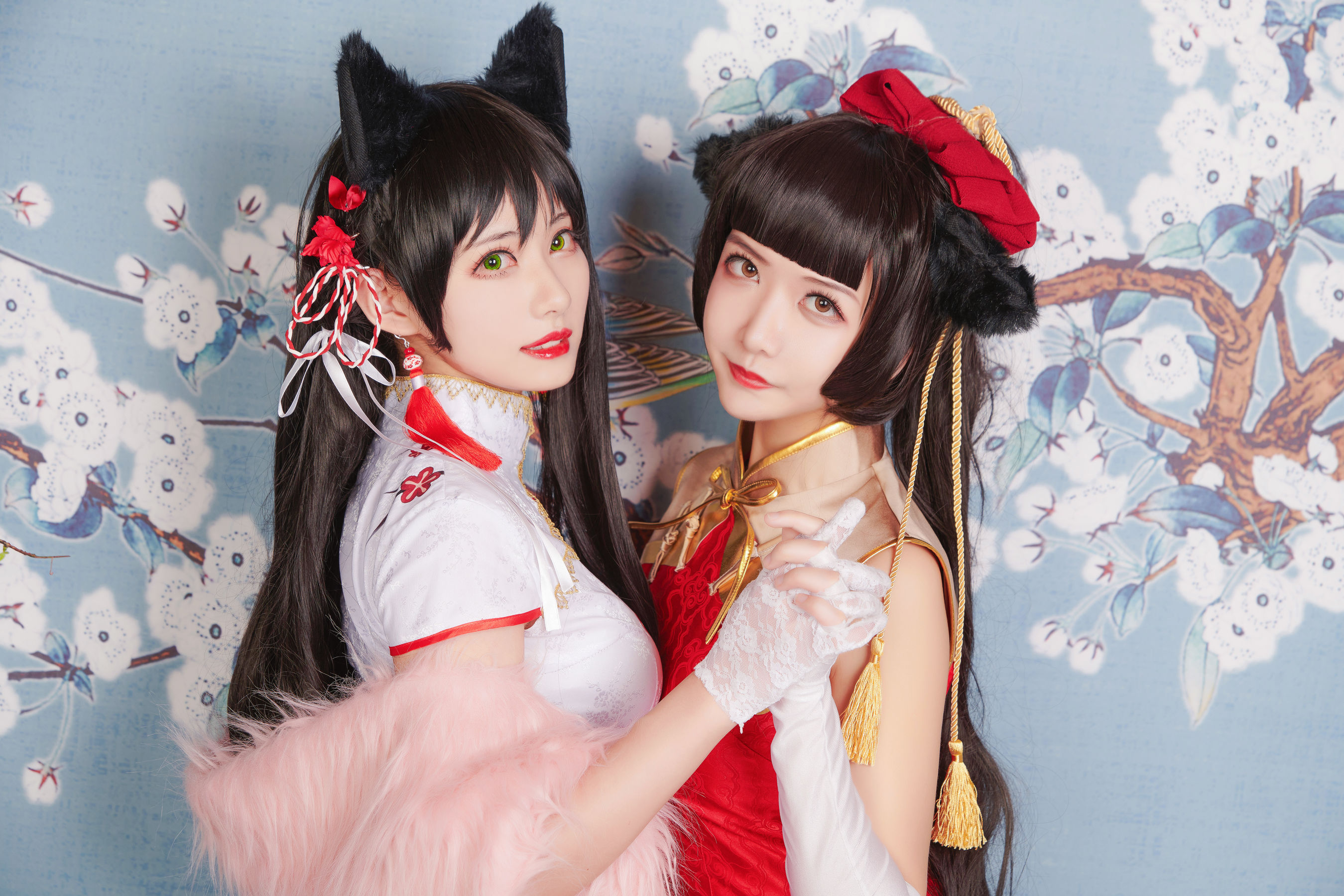 图片[4] - 源纱希喵喵喵&Meiyi_烛墨 犬獒旗袍 [12P] - 机器猫次元 - 机器猫次元