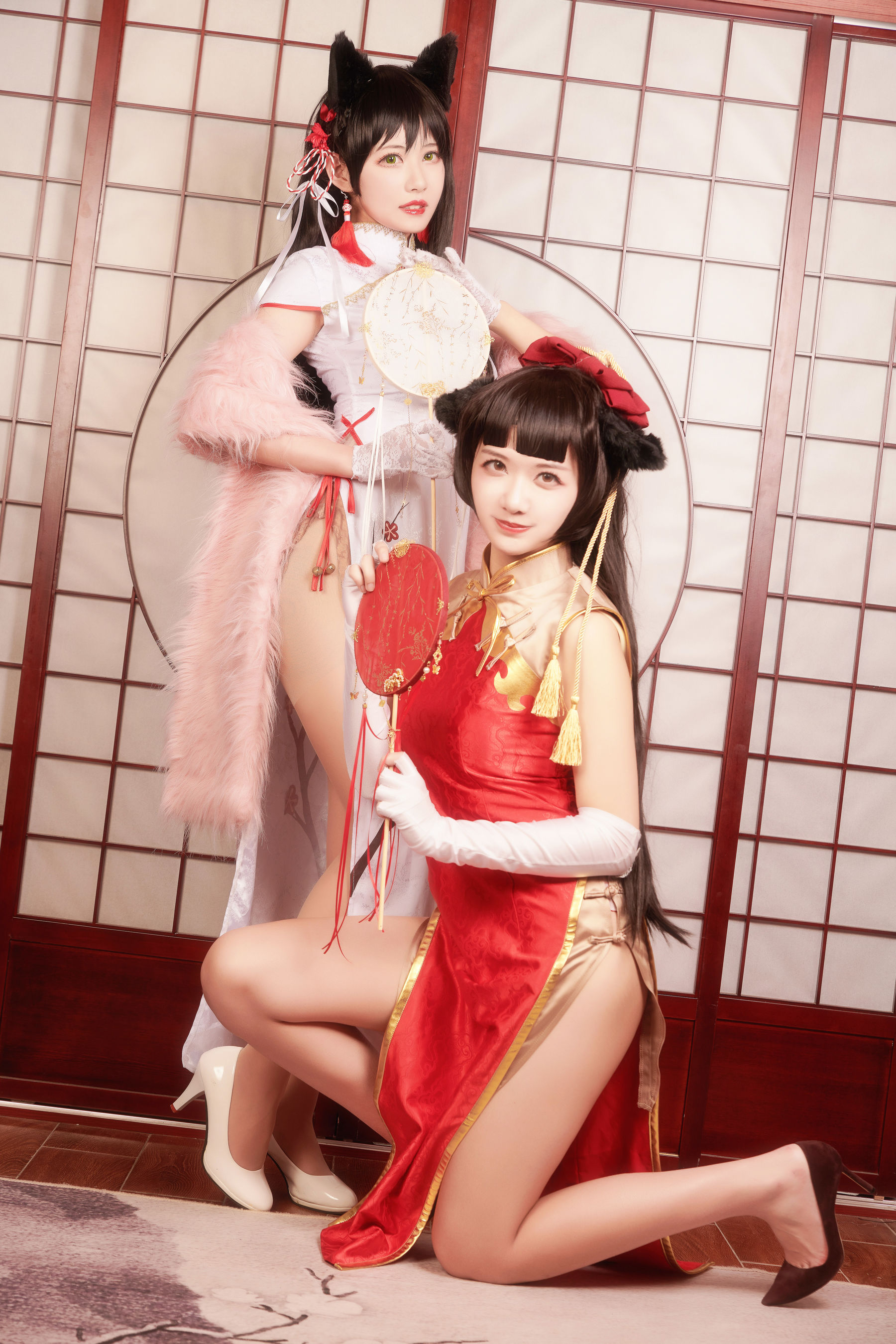 图片[8] - 源纱希喵喵喵&Meiyi_烛墨 犬獒旗袍 [12P] - 机器猫次元 - 机器猫次元