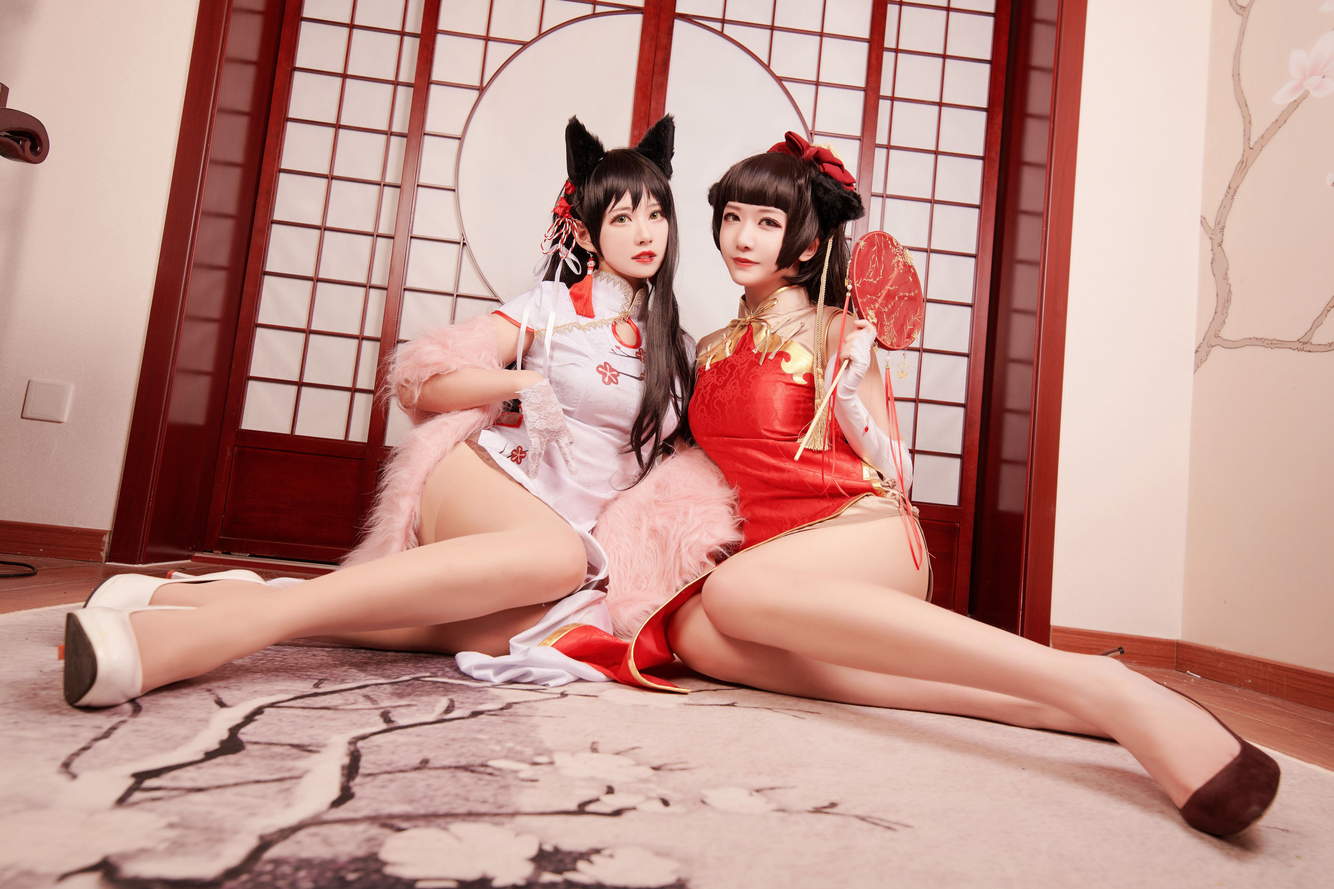 图片[5] - 源纱希喵喵喵&Meiyi_烛墨 犬獒旗袍 [12P] - 机器猫次元 - 机器猫次元