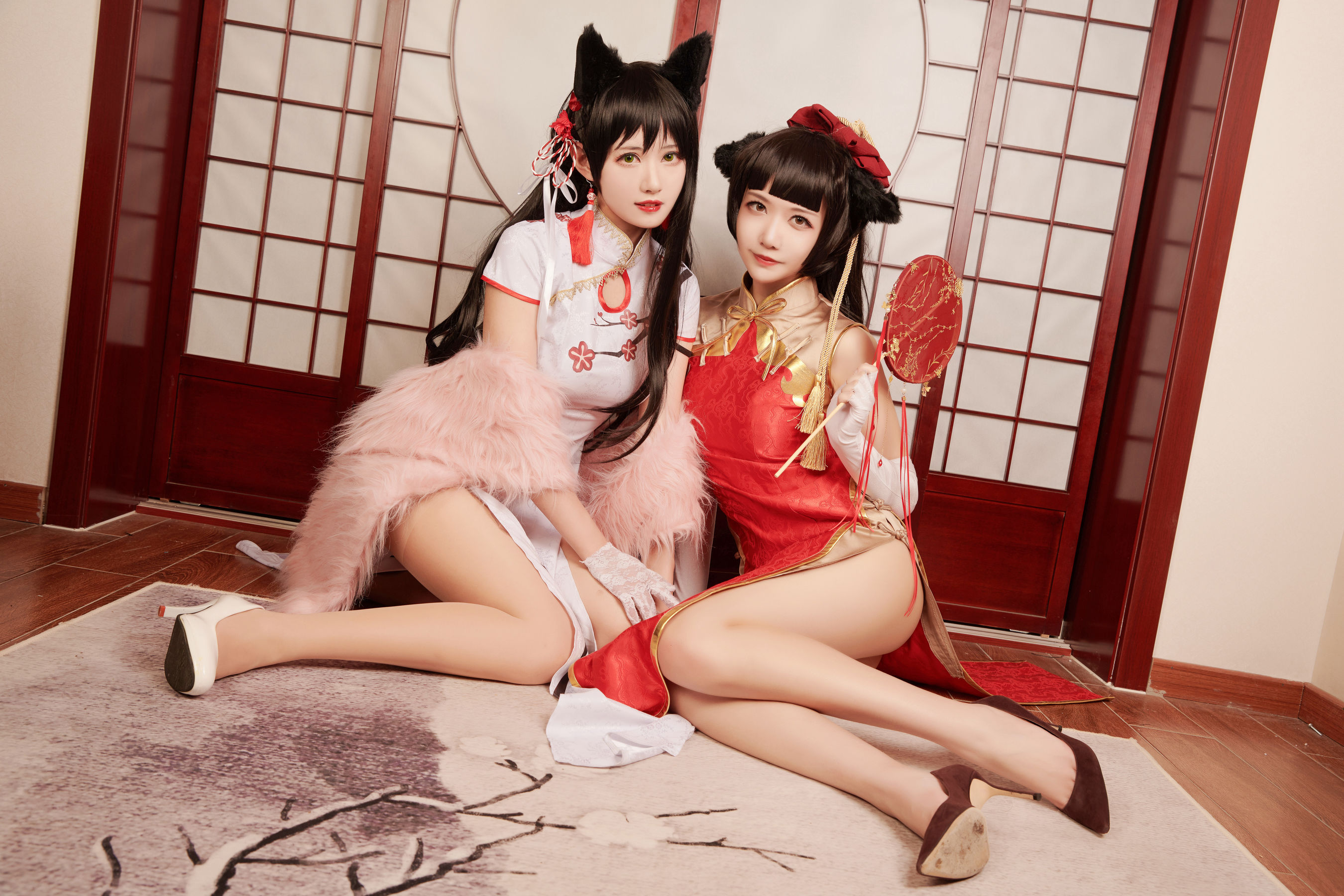 图片[6] - 源纱希喵喵喵&Meiyi_烛墨 犬獒旗袍 [12P] - 机器猫次元 - 机器猫次元